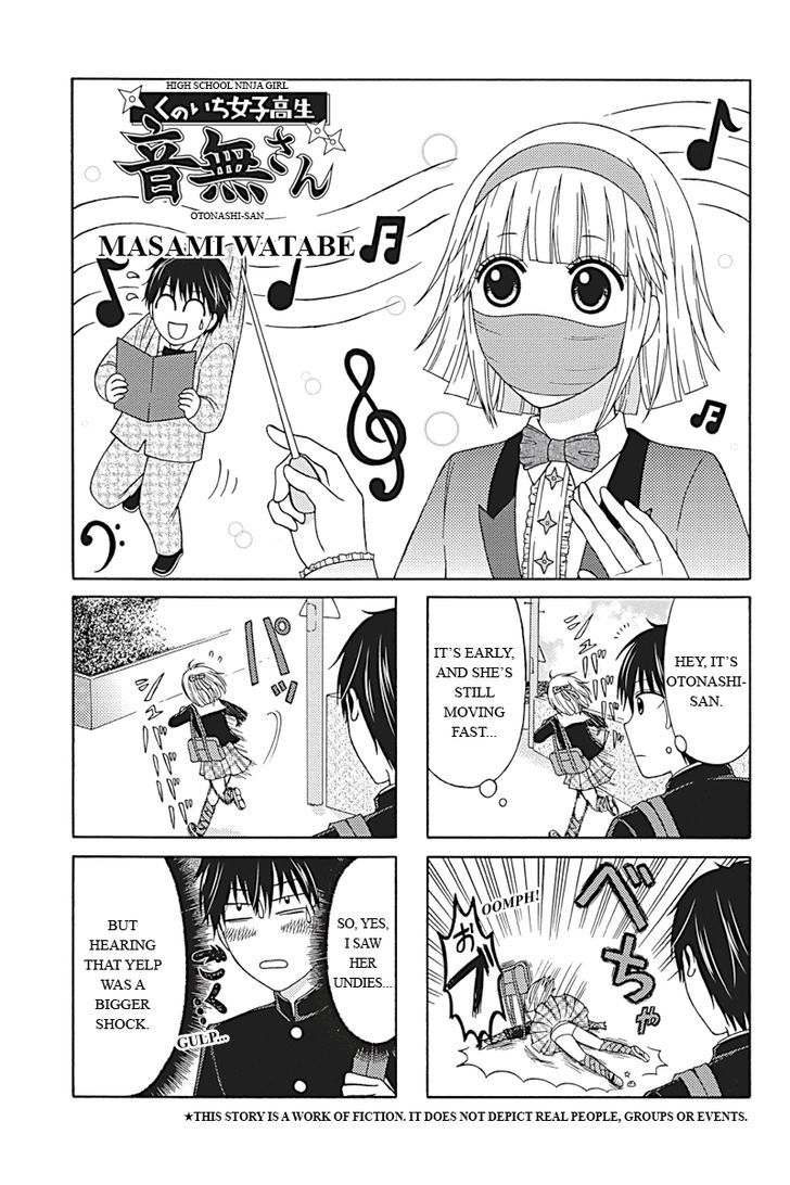 Kunoichi Joshikousei Otonashi-san Chapter 7 page 1 - Chapter 7