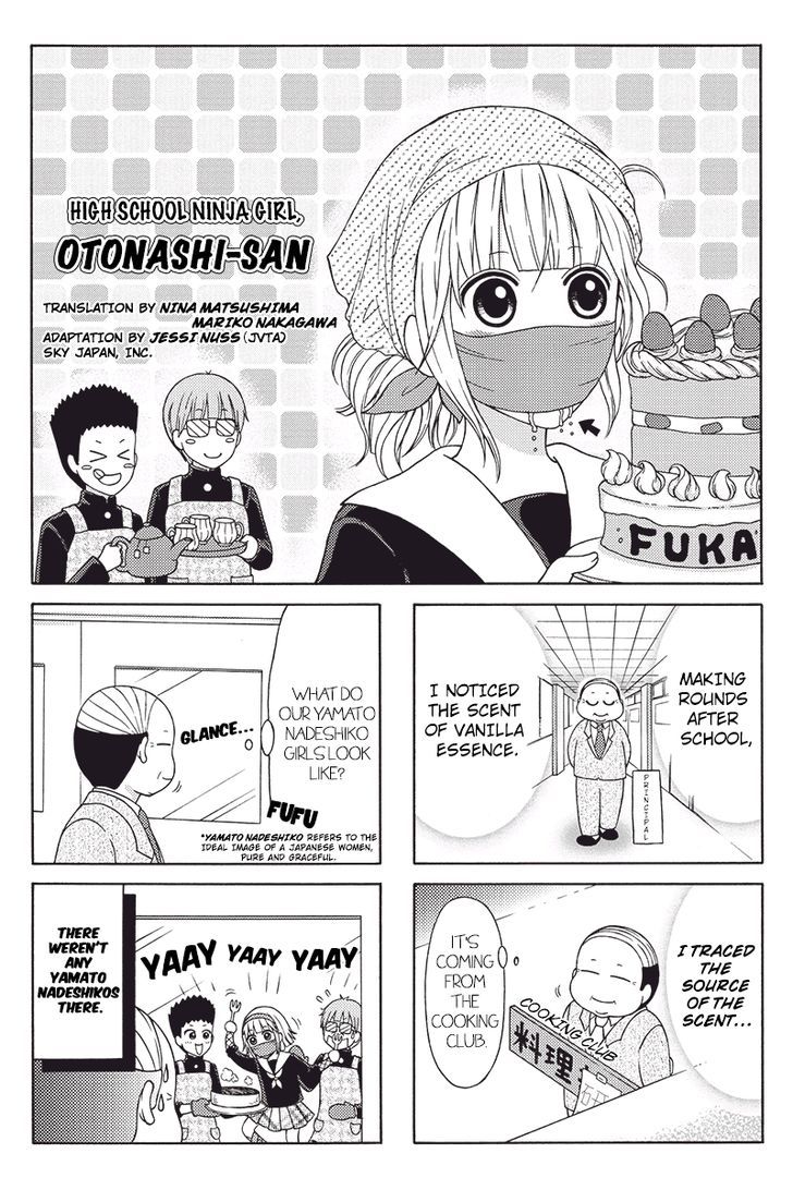 Kunoichi Joshikousei Otonashi-san Chapter 9 page 1 - Chapter 9
