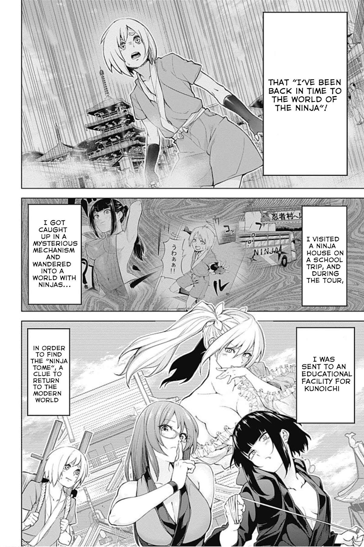 Kunoichi no Ichi! no Ni Chapter 1 page 10 - Chapter 1: I'm Ichi Kuno