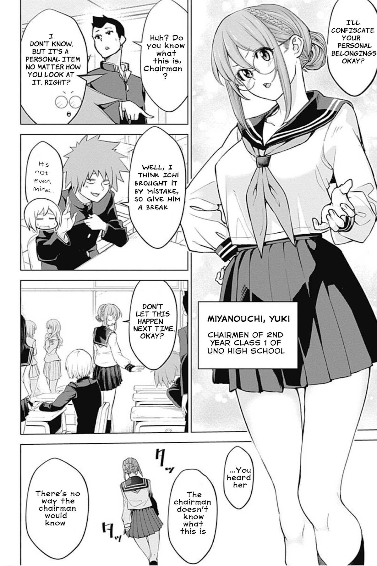Kunoichi no Ichi! no Ni Chapter 1 page 14 - Chapter 1: I'm Ichi Kuno