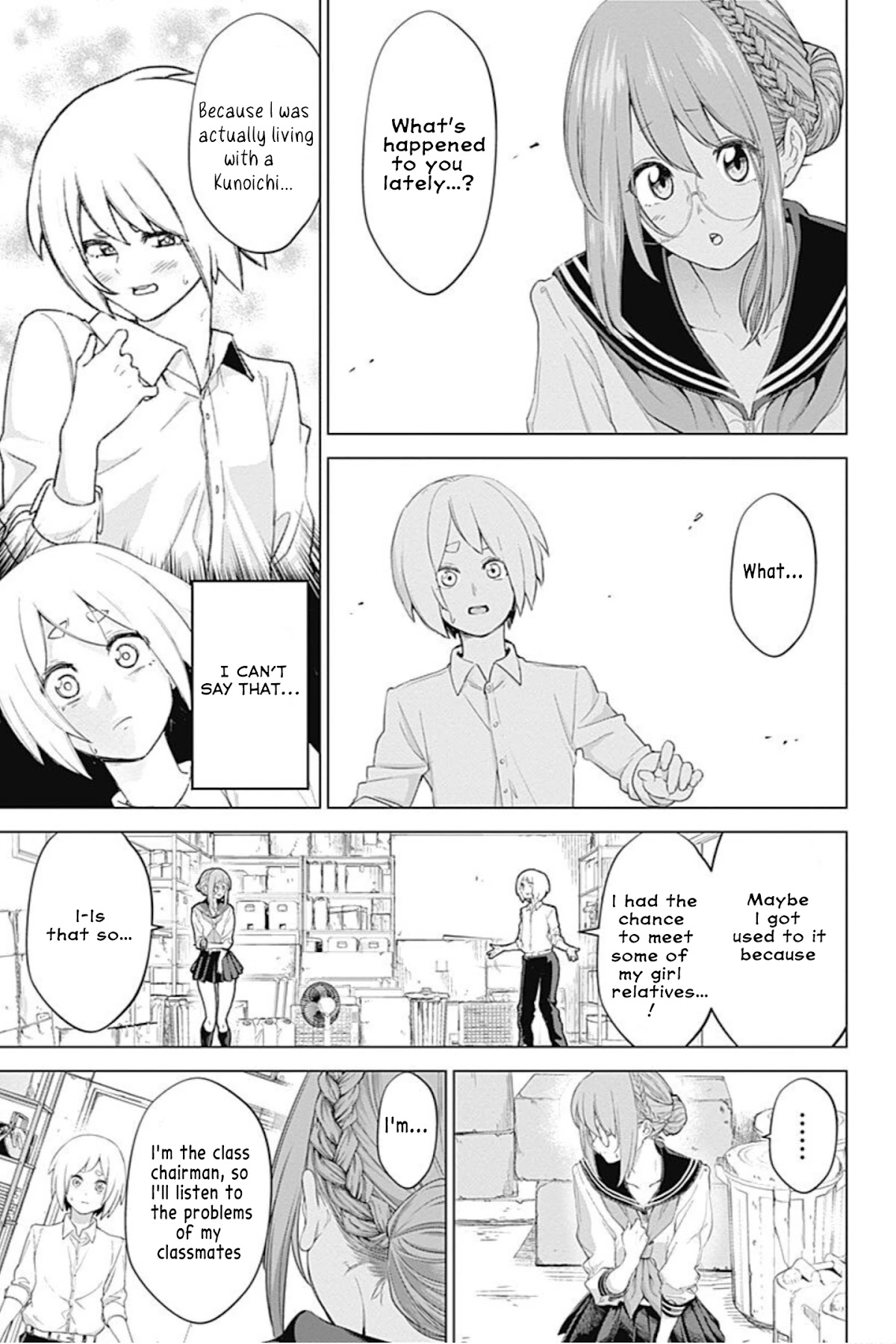 Kunoichi no Ichi! no Ni Chapter 1 page 23 - Chapter 1: I'm Ichi Kuno