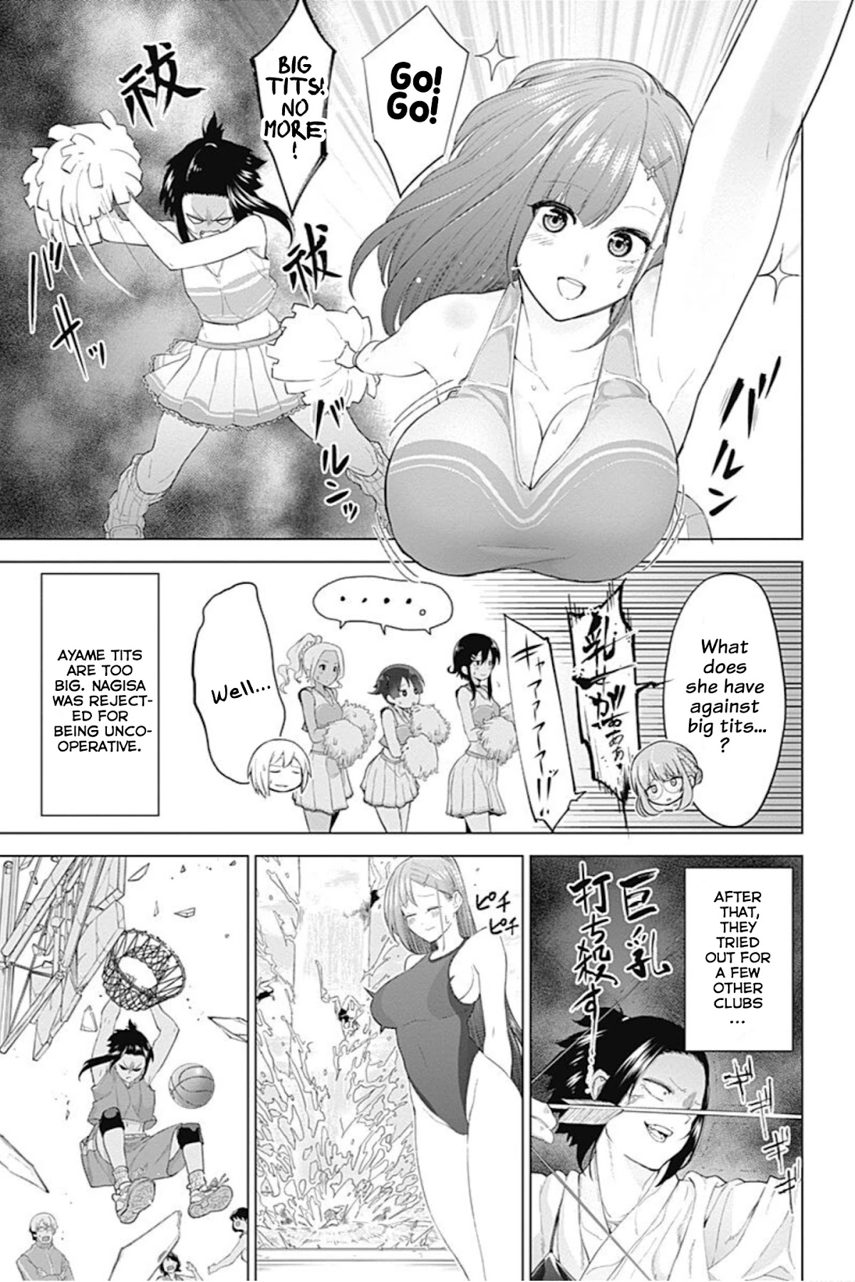 Kunoichi no Ichi! no Ni Chapter 12 page 14 - Chapter 12: Nagisa goes to high school