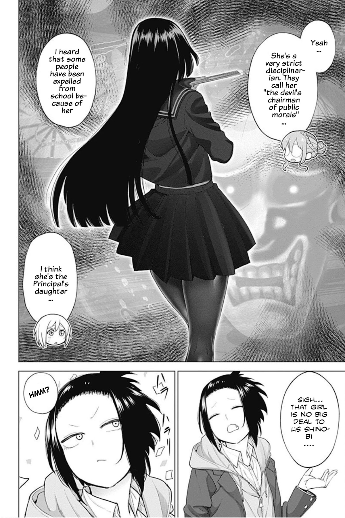 Kunoichi no Ichi! no Ni Chapter 12 page 7 - Chapter 12: Nagisa goes to high school