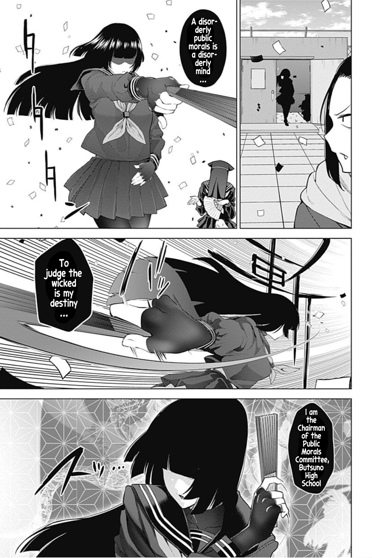 Kunoichi no Ichi! no Ni Chapter 12 page 8 - Chapter 12: Nagisa goes to high school