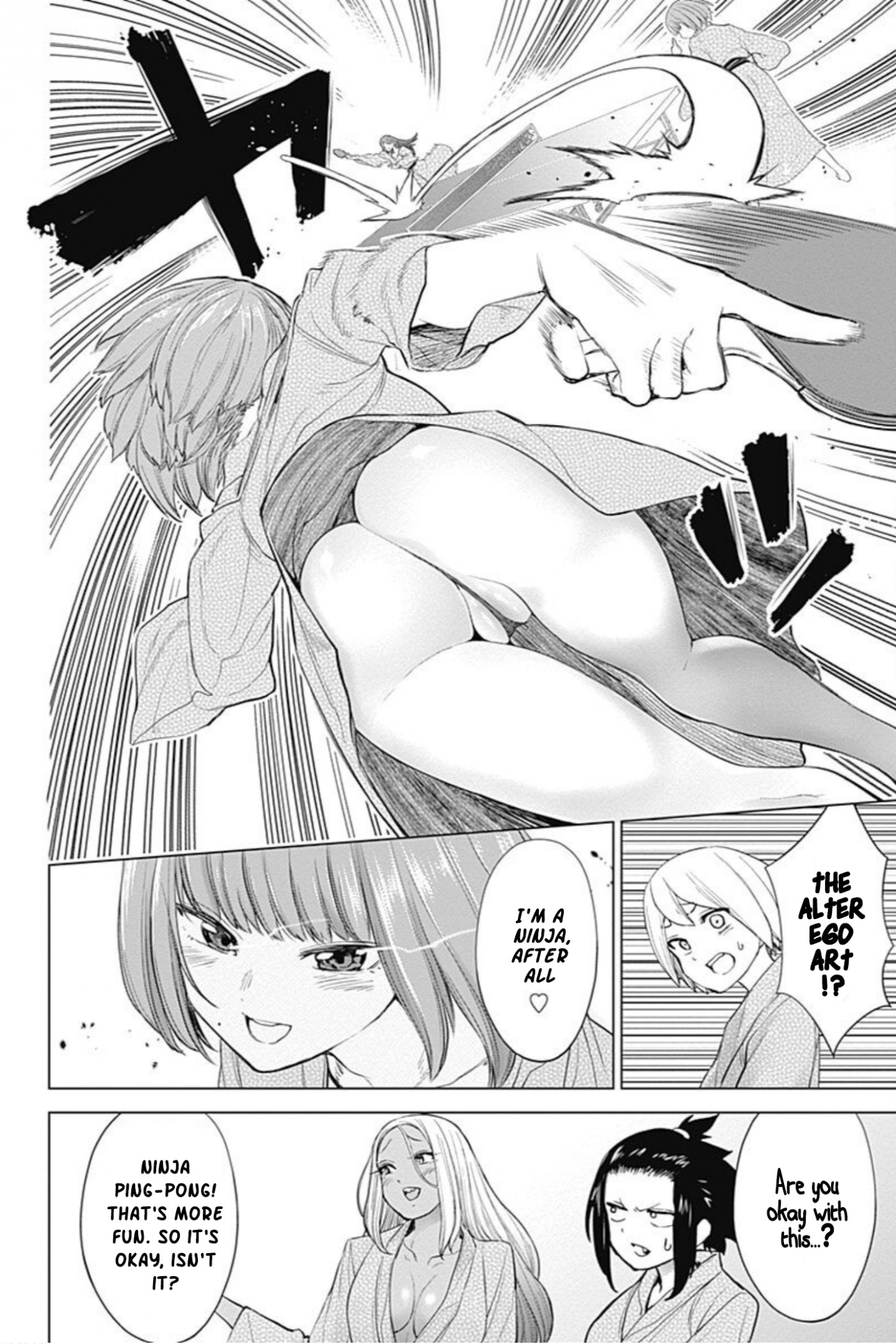 Kunoichi no Ichi! no Ni Chapter 20 page 10 - Chapter 20: A fight in a bathhouse
