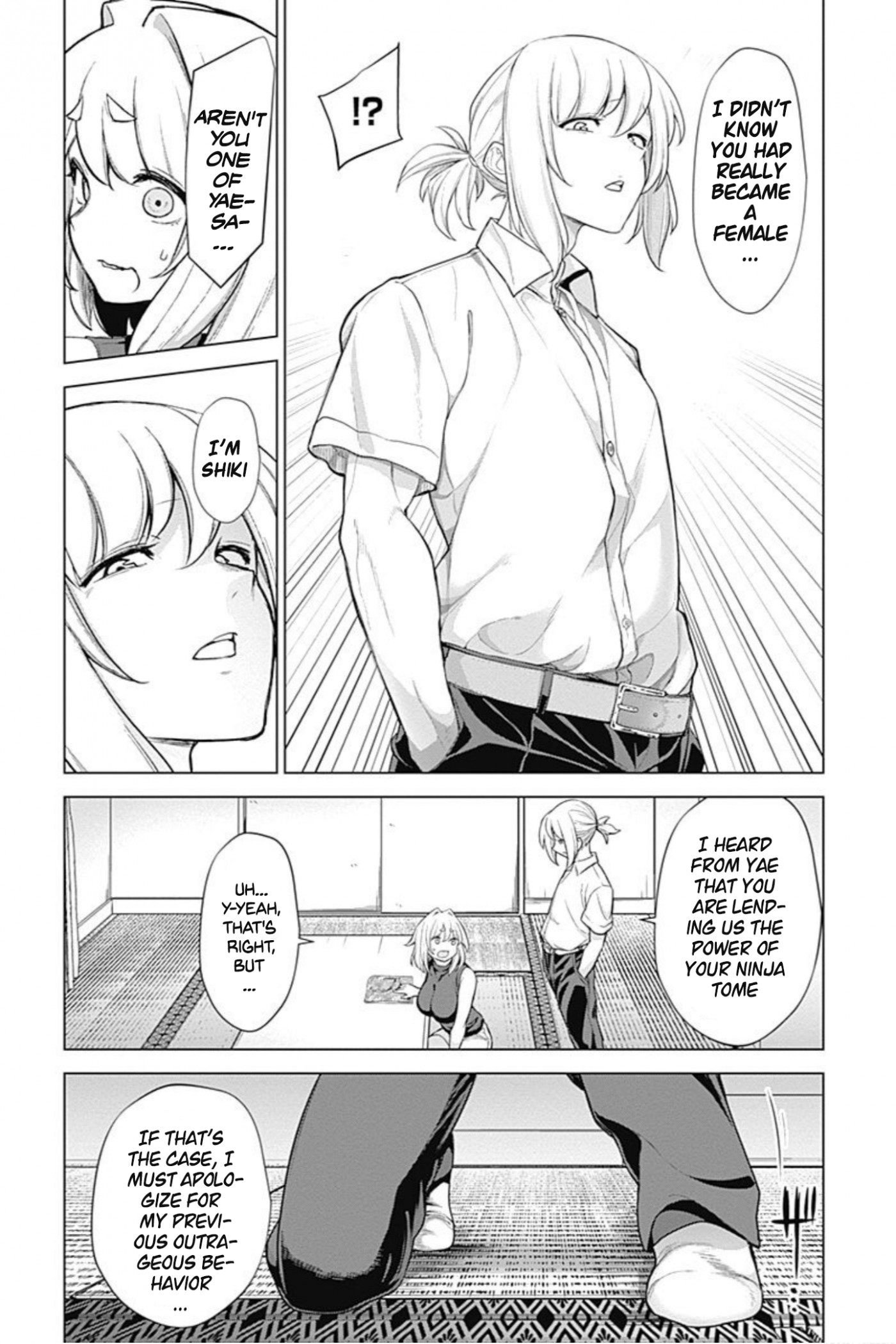 Kunoichi no Ichi! no Ni Chapter 35 page 5 - Chapter 35: Mummies become mummies