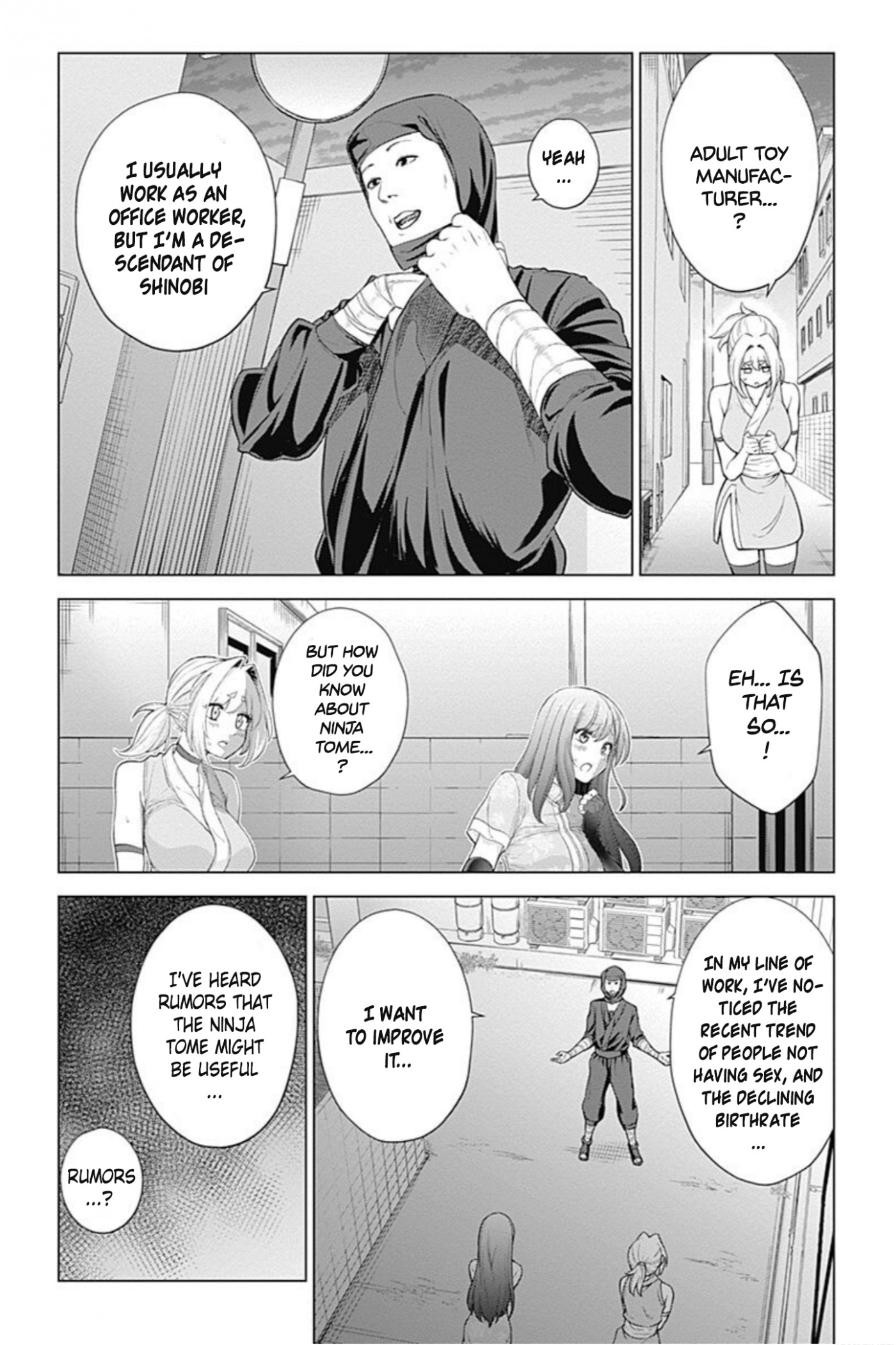 Kunoichi no Ichi! no Ni Chapter 37 page 7 - Chapter 37: A new sensation! Ninja Con