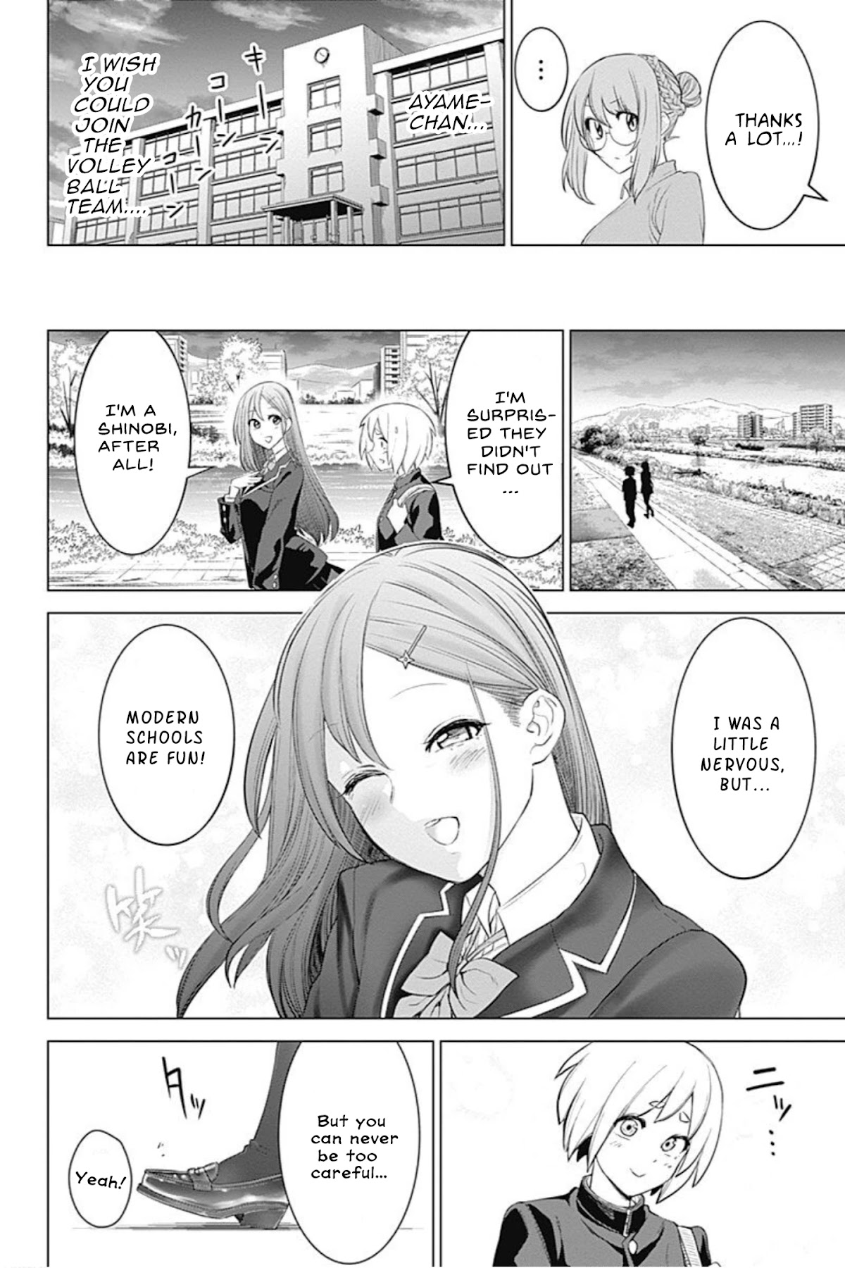 Kunoichi no Ichi! no Ni Chapter 4 page 17 - Chapter 4: Unexpected transfer student