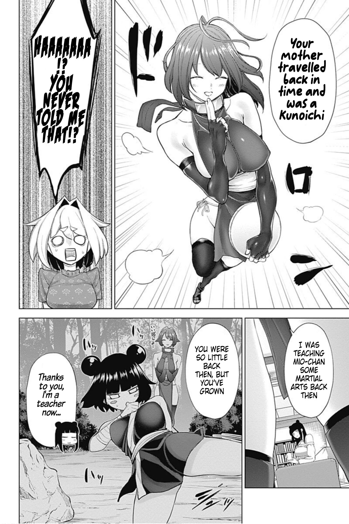 Kunoichi no Ichi! no Ni Chapter 40 page 8 - Chapter 40: Thank you, Mom and Dad