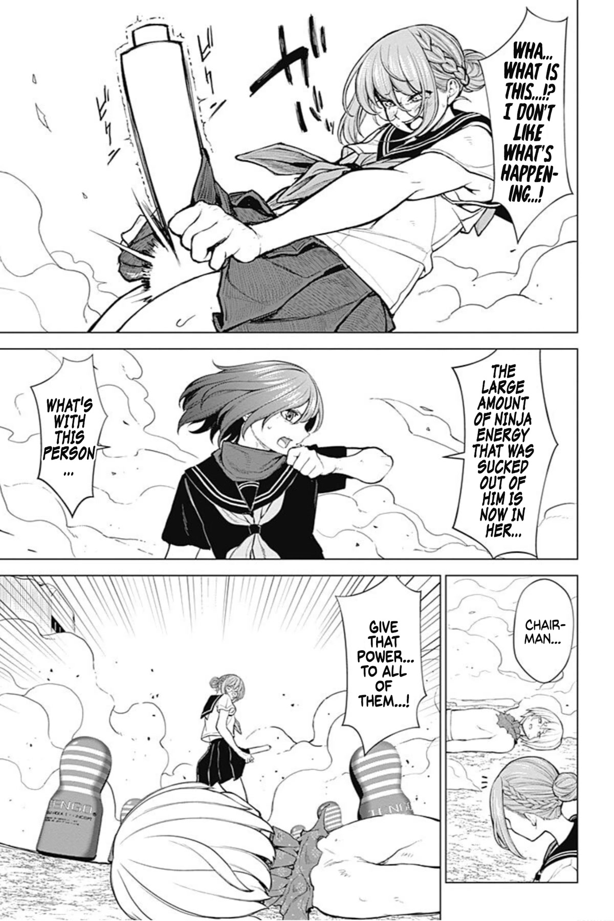 Kunoichi no Ichi! no Ni Chapter 45 page 5 - Chapter 45: Chairman's roar