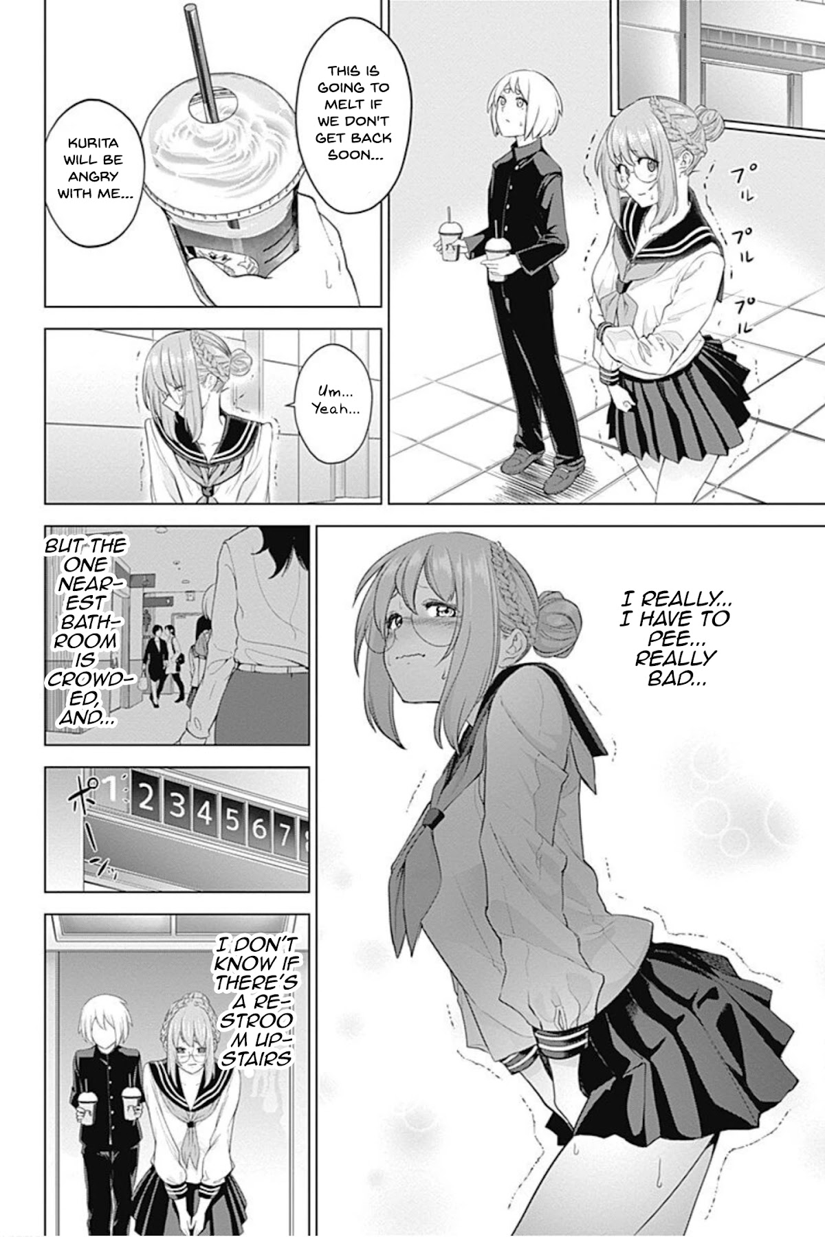 Kunoichi no Ichi! no Ni Chapter 5 page 8 - Chapter 5: Above is a big fire, below is a flood