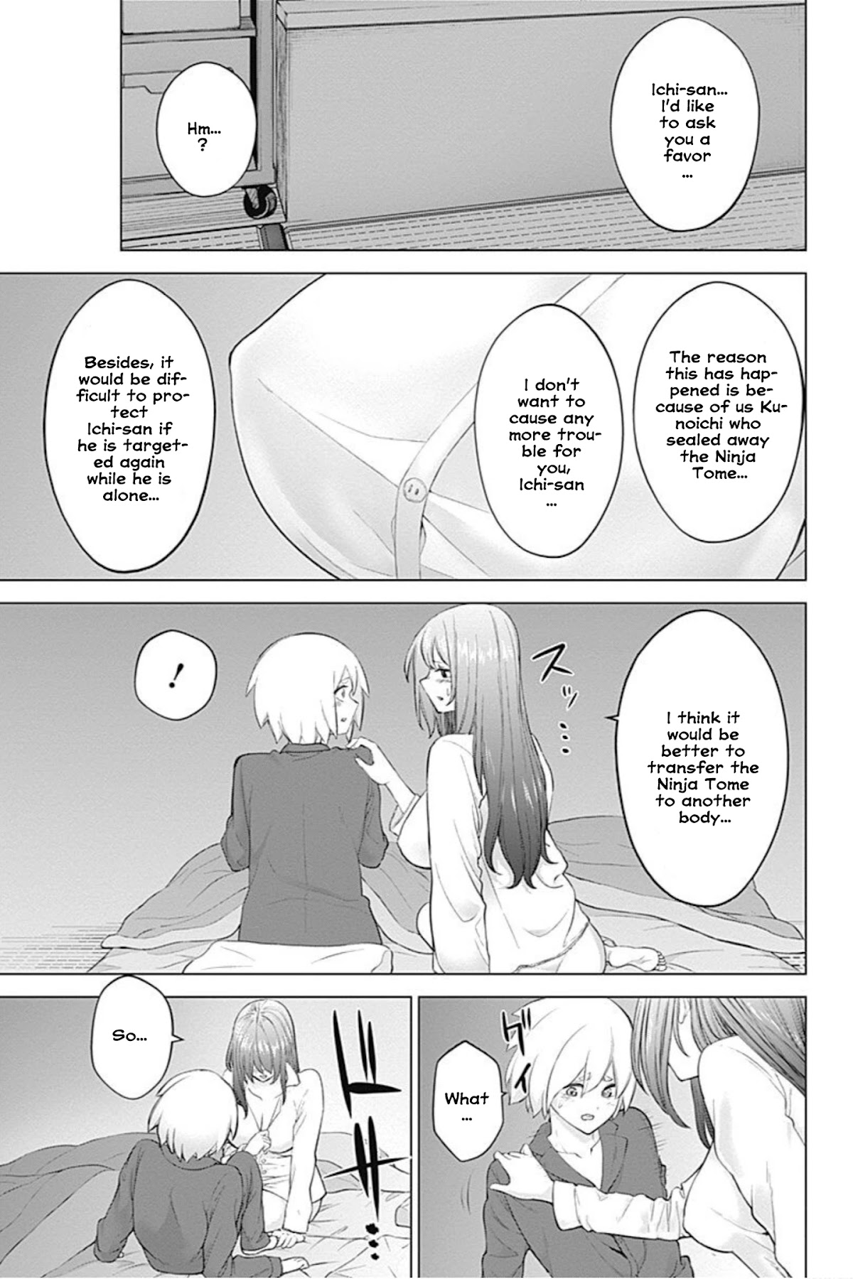 Kunoichi no Ichi! no Ni Chapter 8 page 17 - Chapter 8: How to transfer a ninja tome