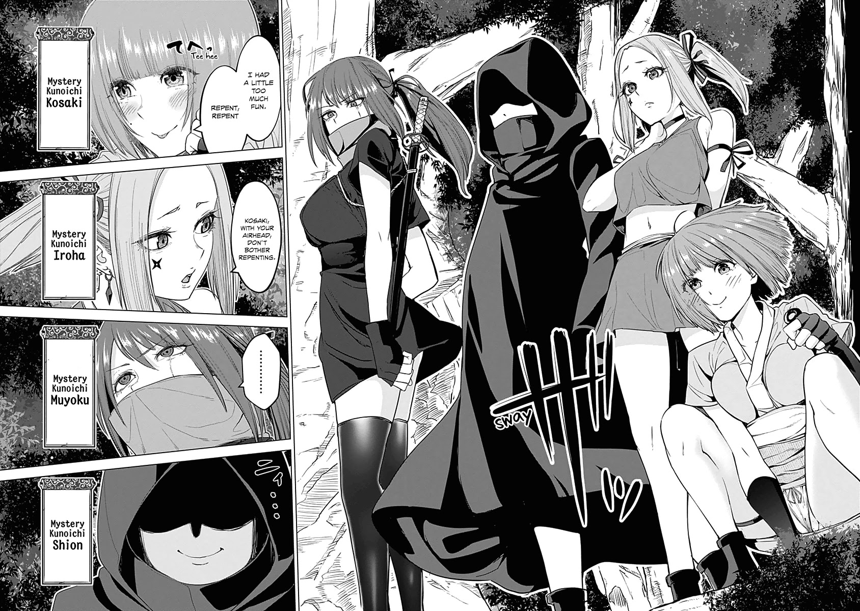 Kunoichi no Ichi Chapter 23 page 14 - Chapter 23: Enemy Kunoichi?