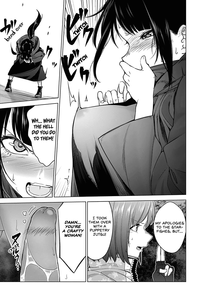 Kunoichi no Ichi Chapter 39 page 14 - Chapter 39: Counter-Attacking Starfish.