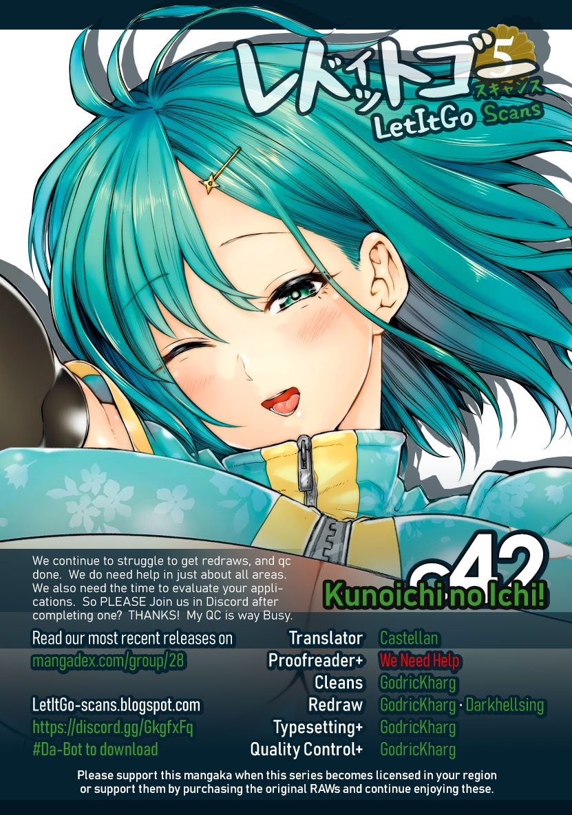 Kunoichi no Ichi Chapter 42 page 1 - Chapter 42: Feminine Battle