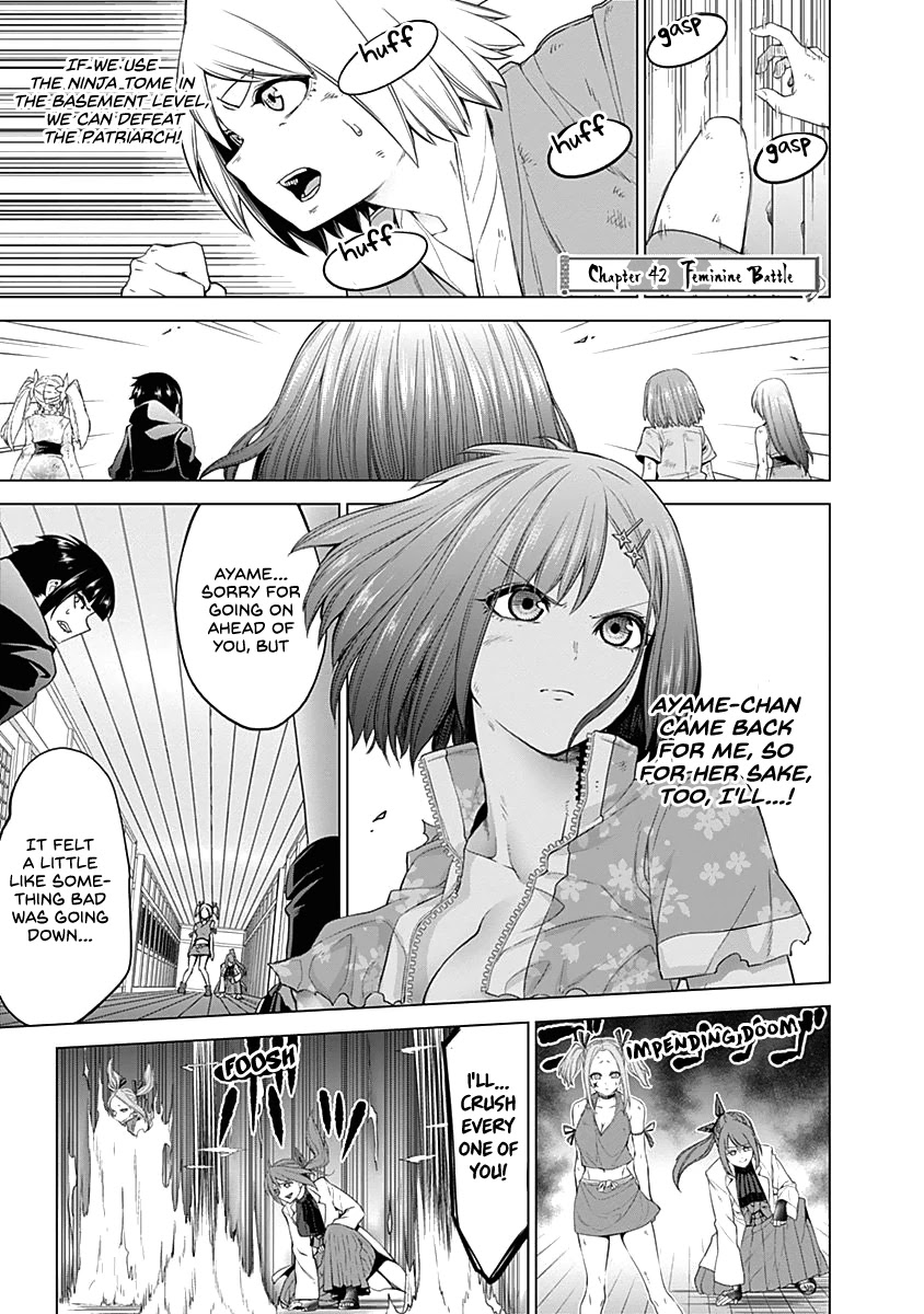 Kunoichi no Ichi Chapter 42 page 4 - Chapter 42: Feminine Battle