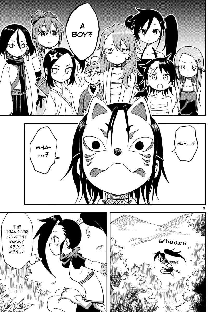 Kunoichi Tsubaki no Mune no Uchi Chapter 11 page 10 - Chapter 11: Transfer Student