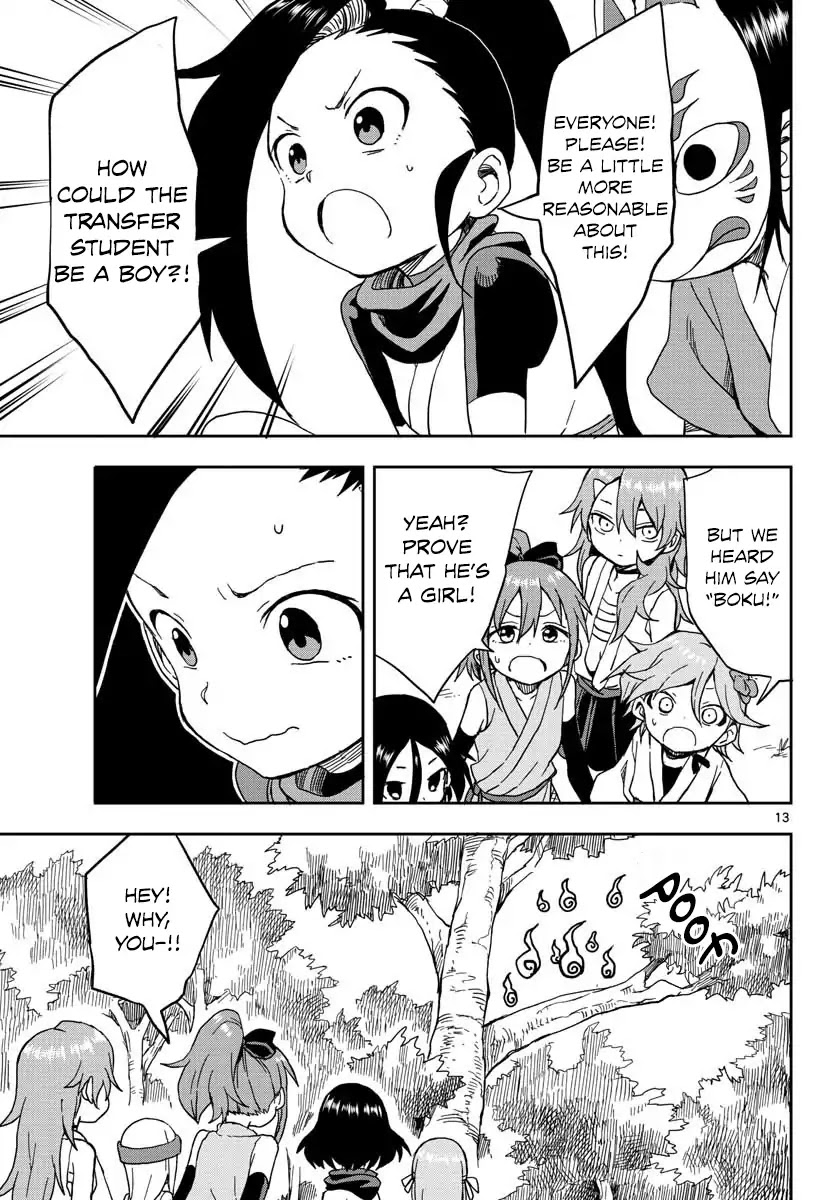 Kunoichi Tsubaki no Mune no Uchi Chapter 11 page 14 - Chapter 11: Transfer Student