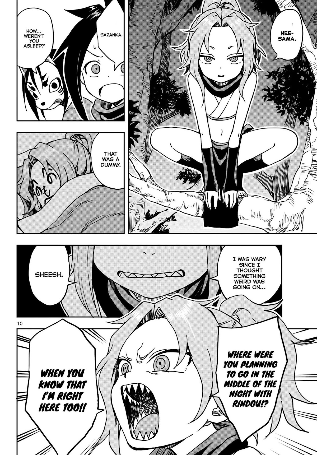 Kunoichi Tsubaki no Mune no Uchi Chapter 15 page 10 - Chapter 15: Night Time Calling