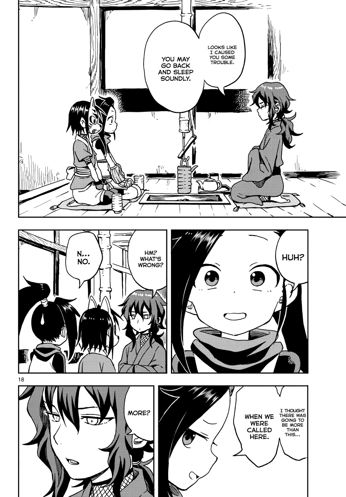 Kunoichi Tsubaki no Mune no Uchi Chapter 15 page 18 - Chapter 15: Night Time Calling