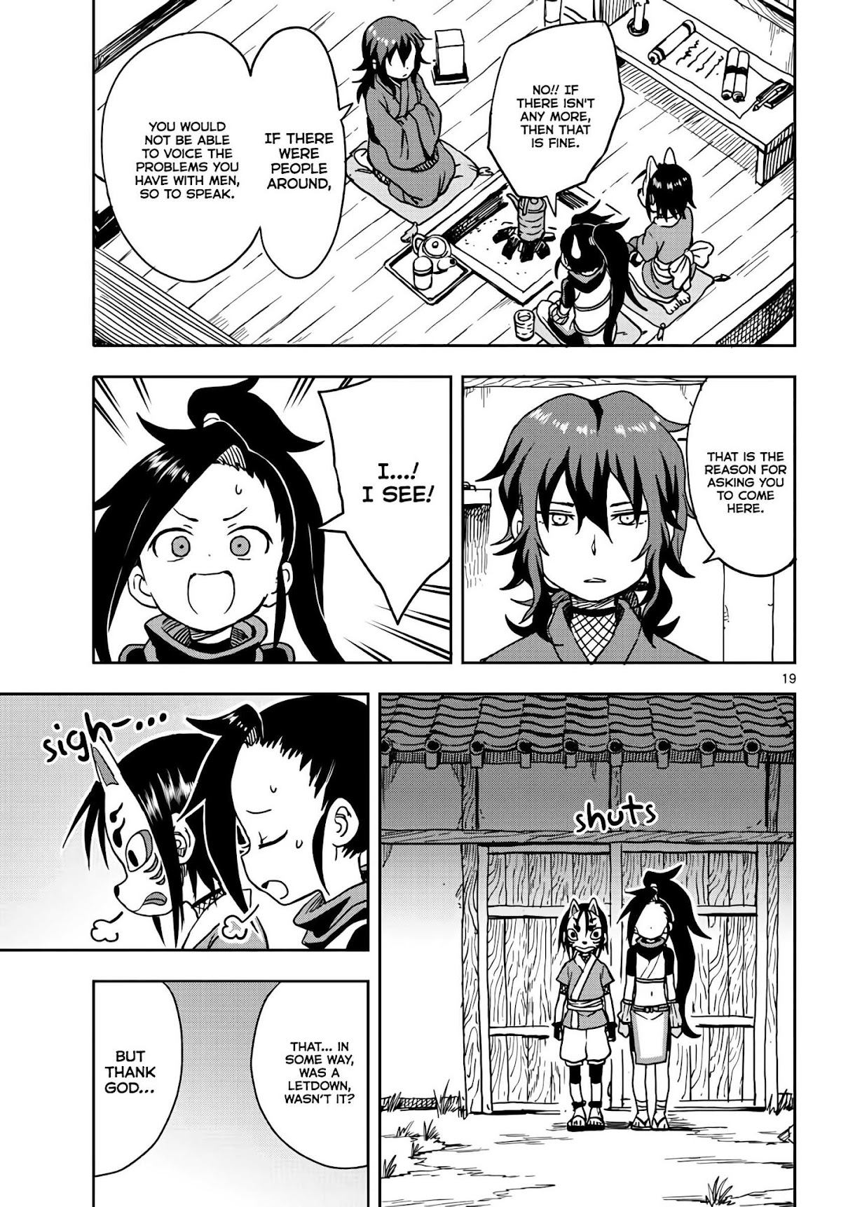 Kunoichi Tsubaki no Mune no Uchi Chapter 15 page 19 - Chapter 15: Night Time Calling