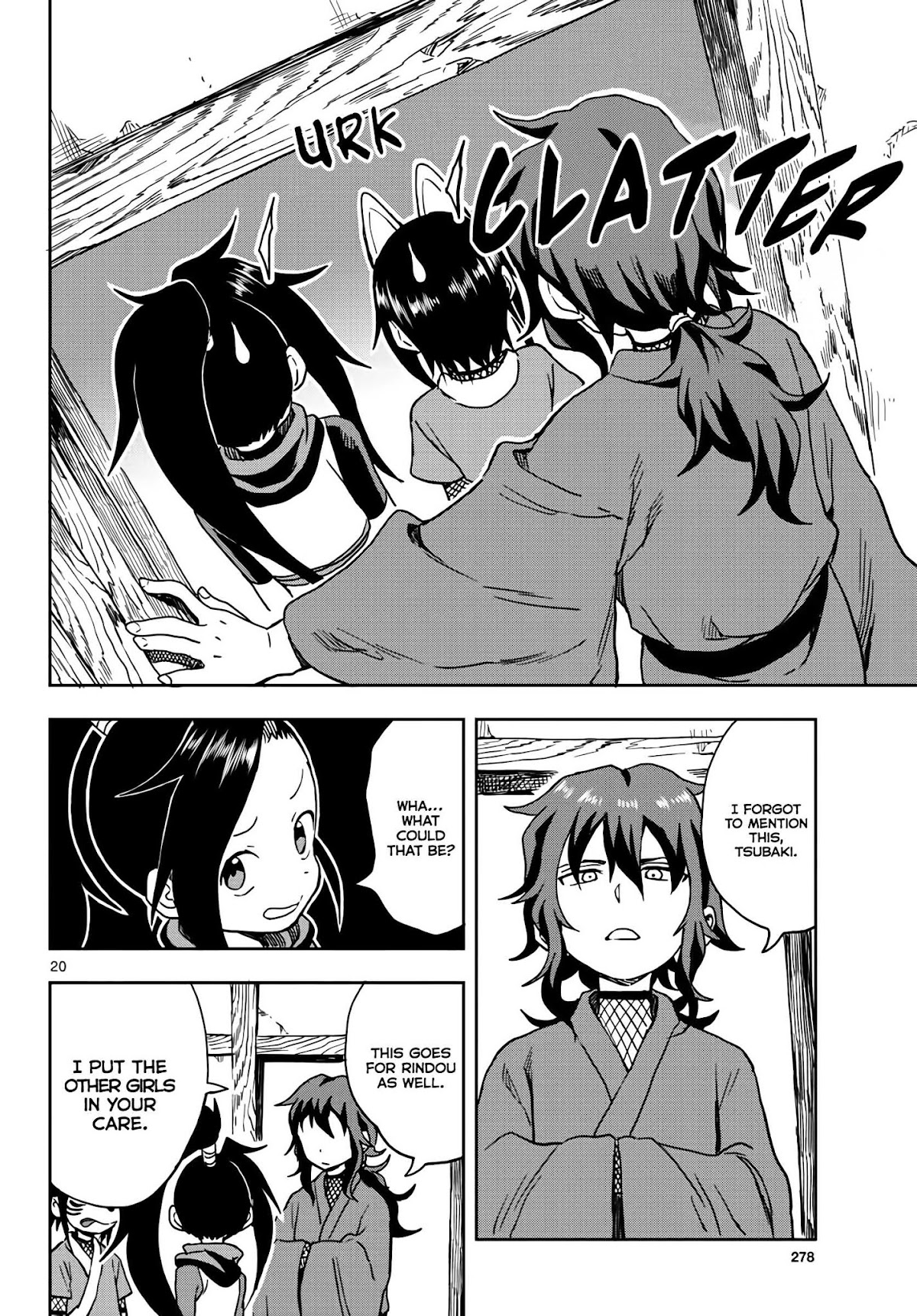 Kunoichi Tsubaki no Mune no Uchi Chapter 15 page 20 - Chapter 15: Night Time Calling