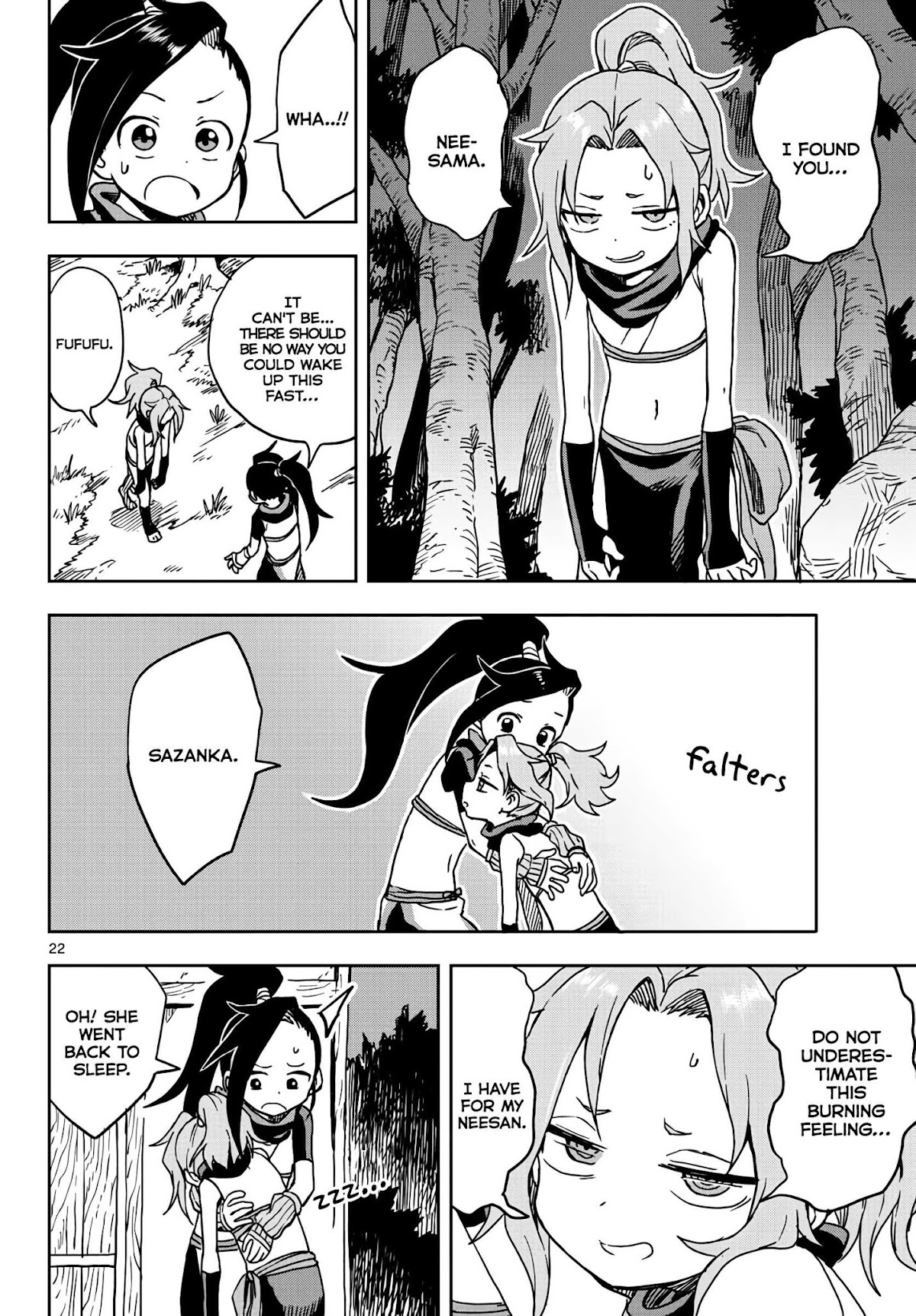 Kunoichi Tsubaki no Mune no Uchi Chapter 15 page 22 - Chapter 15: Night Time Calling