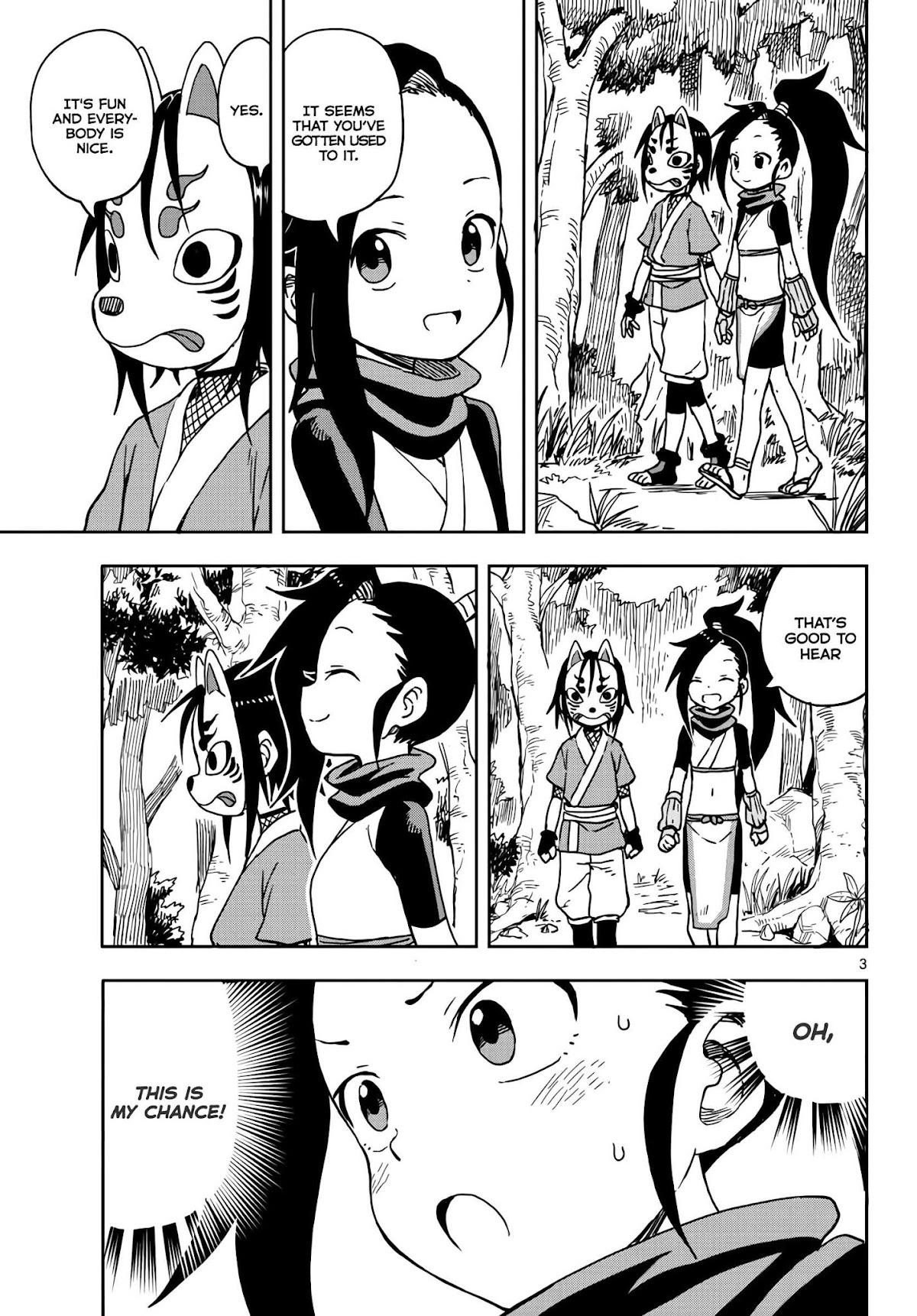 Kunoichi Tsubaki no Mune no Uchi Chapter 15 page 3 - Chapter 15: Night Time Calling