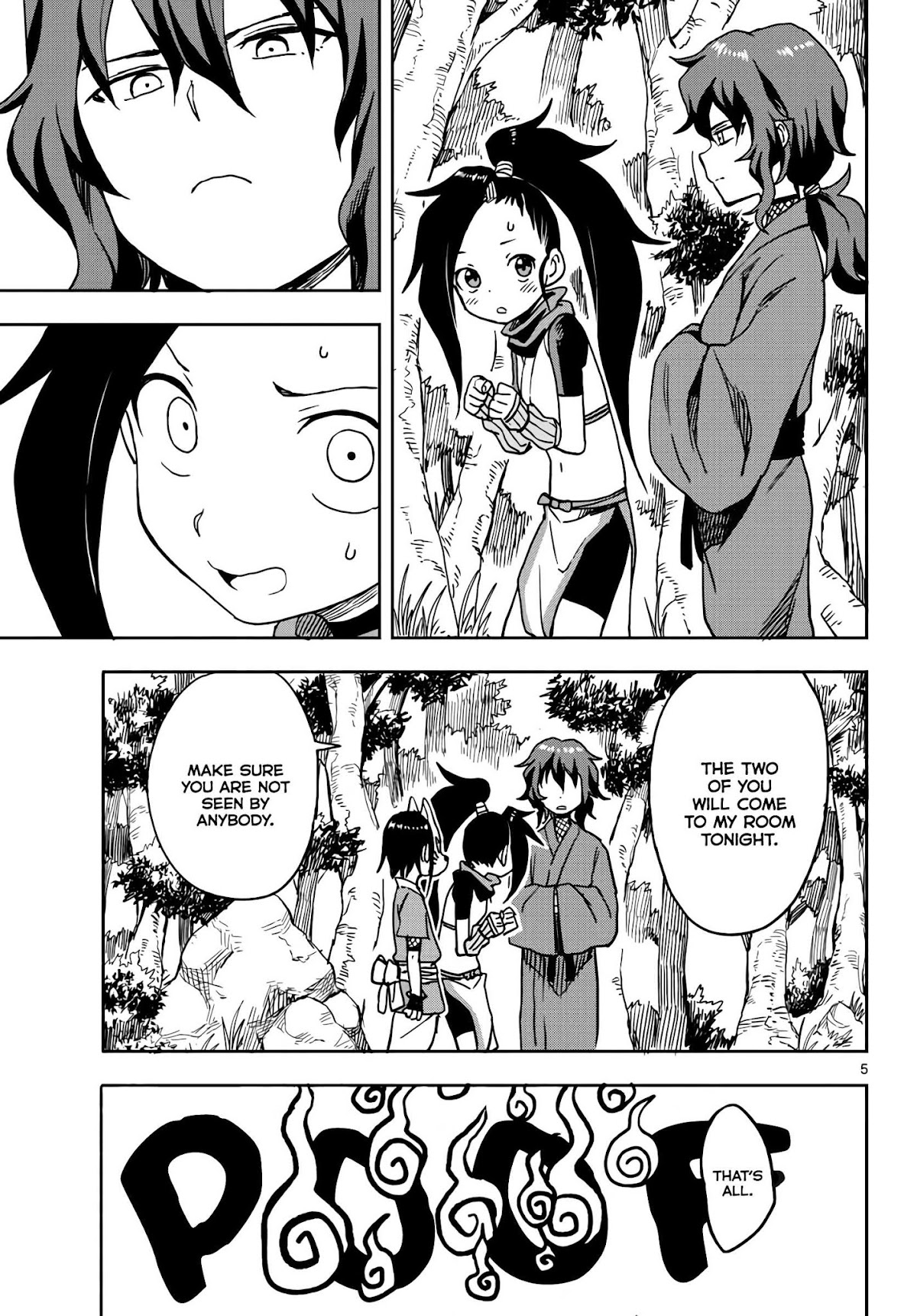 Kunoichi Tsubaki no Mune no Uchi Chapter 15 page 5 - Chapter 15: Night Time Calling