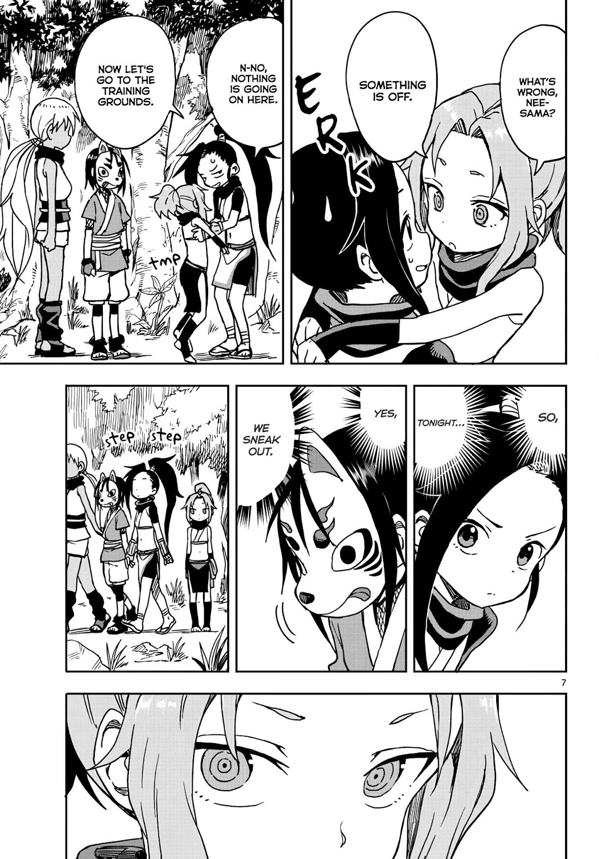 Kunoichi Tsubaki no Mune no Uchi Chapter 15 page 7 - Chapter 15: Night Time Calling