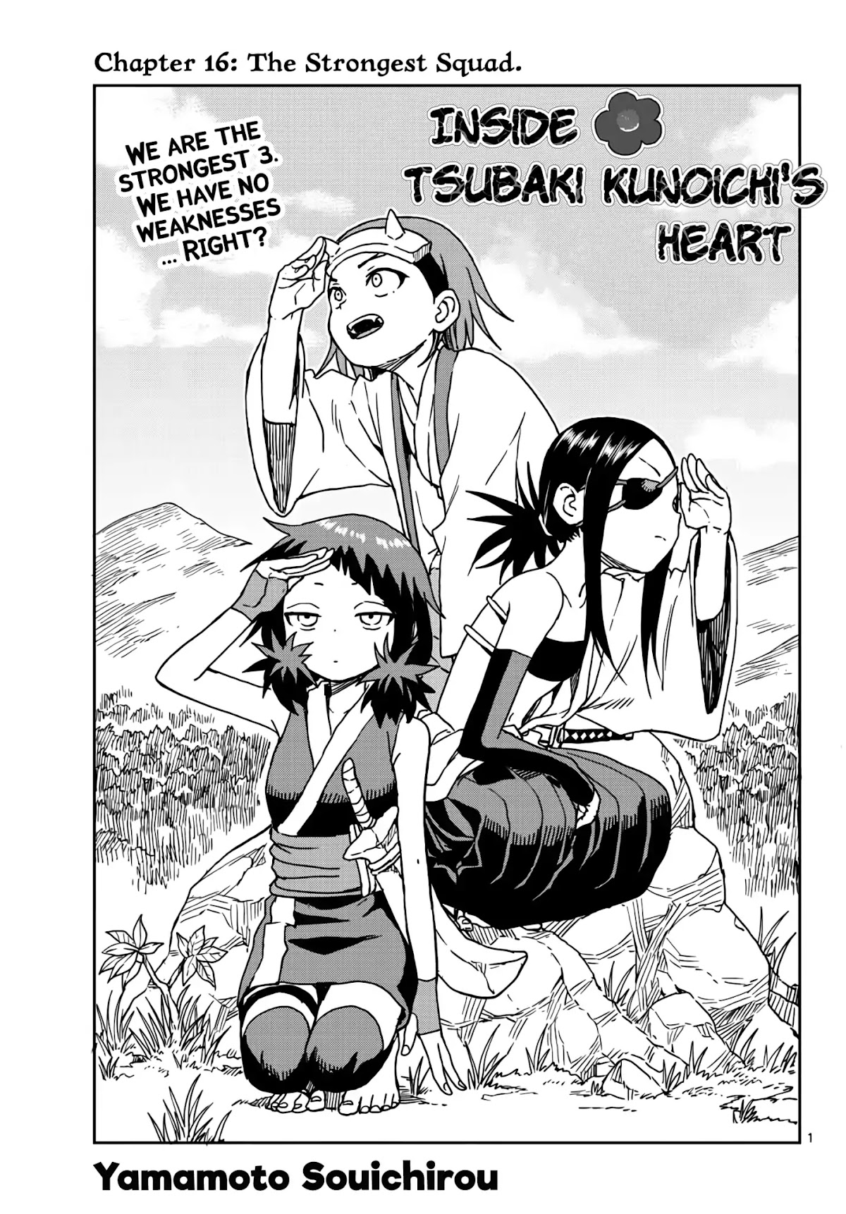 Kunoichi Tsubaki no Mune no Uchi Chapter 16 page 1 - Chapter 16: The Strongest Squad.