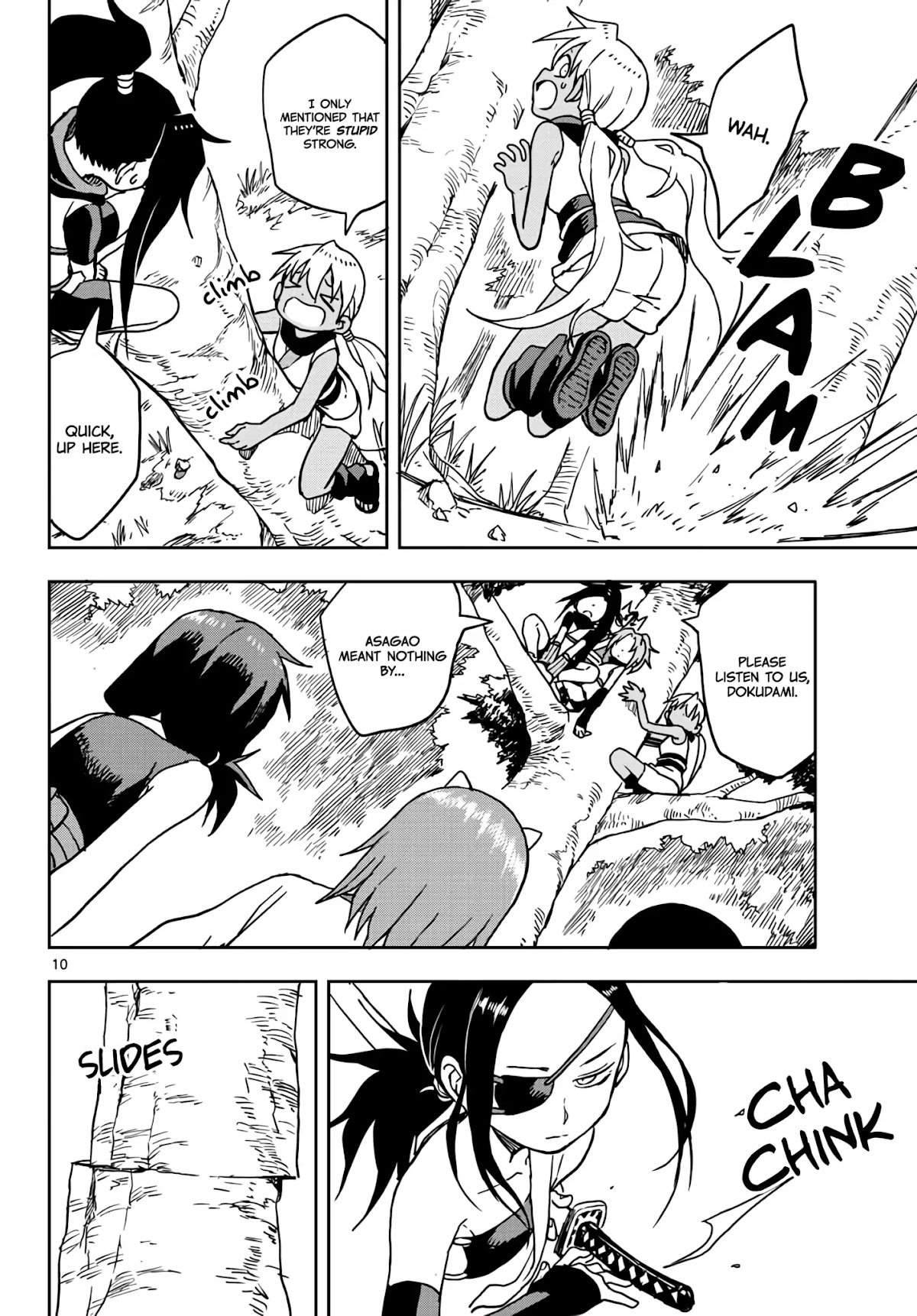 Kunoichi Tsubaki no Mune no Uchi Chapter 16 page 10 - Chapter 16: The Strongest Squad.
