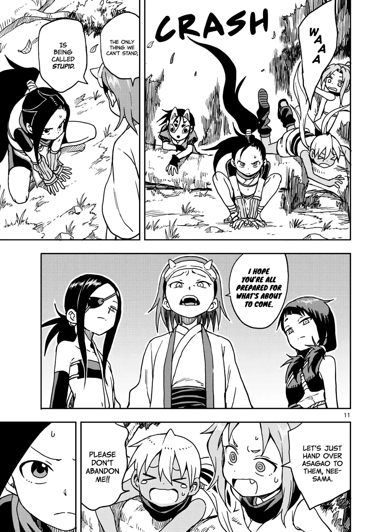 Kunoichi Tsubaki no Mune no Uchi Chapter 16 page 11 - Chapter 16: The Strongest Squad.
