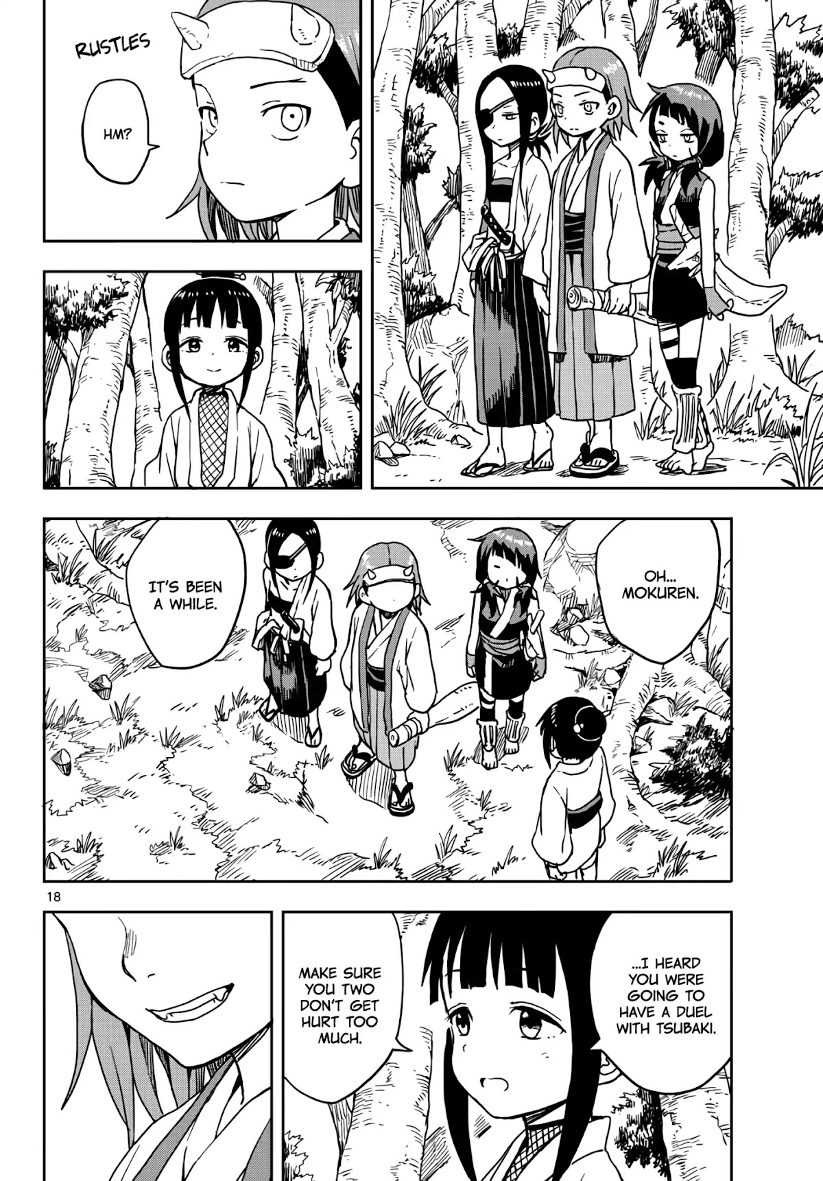 Kunoichi Tsubaki no Mune no Uchi Chapter 16 page 18 - Chapter 16: The Strongest Squad.
