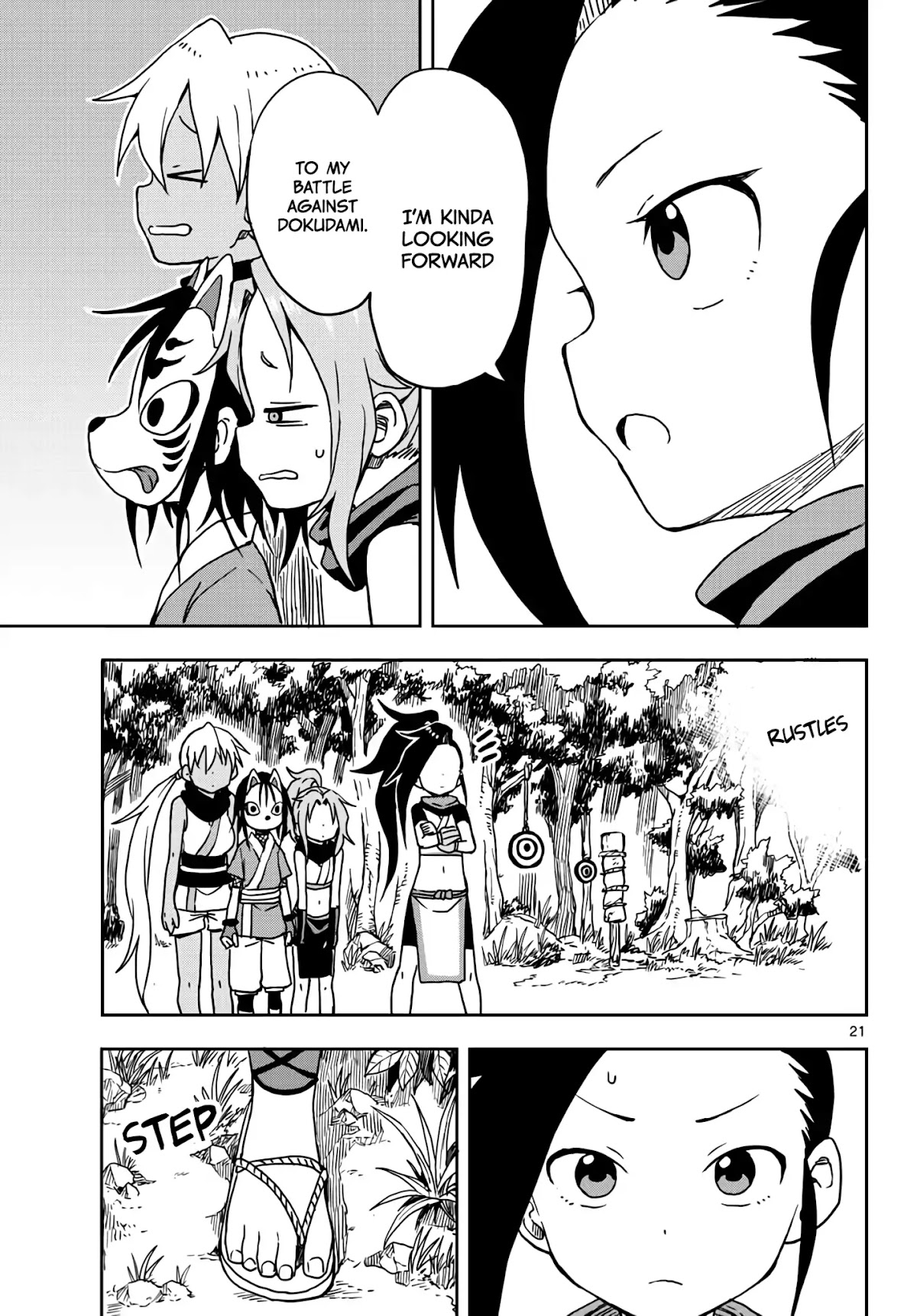 Kunoichi Tsubaki no Mune no Uchi Chapter 16 page 21 - Chapter 16: The Strongest Squad.