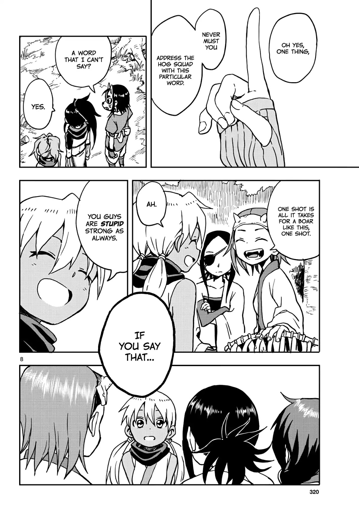 Kunoichi Tsubaki no Mune no Uchi Chapter 16 page 8 - Chapter 16: The Strongest Squad.