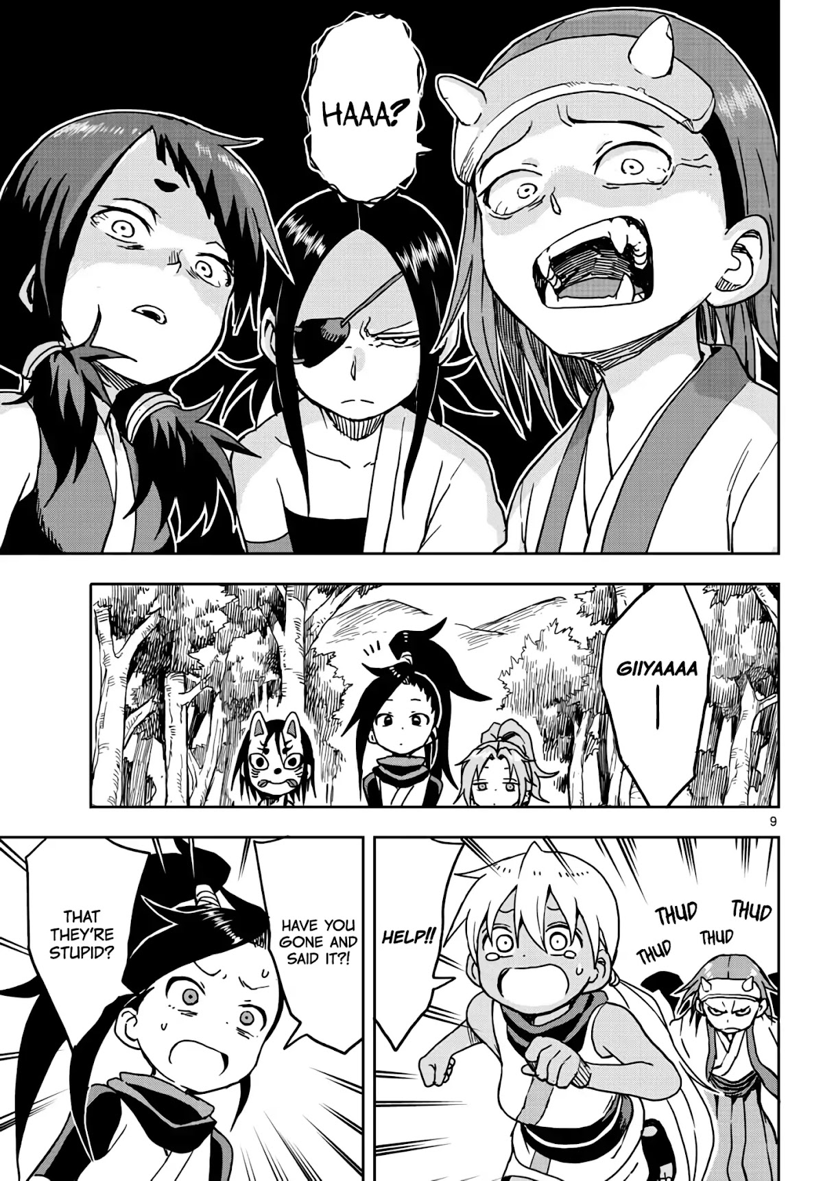 Kunoichi Tsubaki no Mune no Uchi Chapter 16 page 9 - Chapter 16: The Strongest Squad.