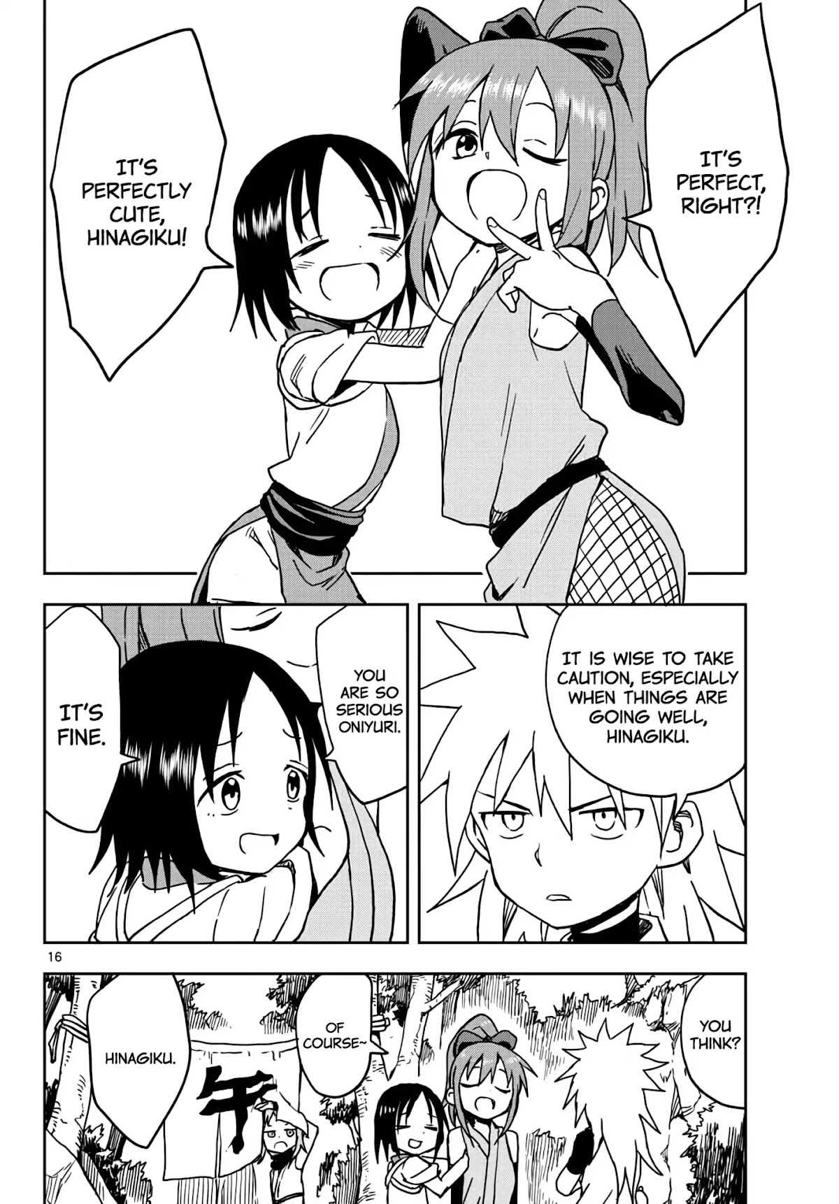 Kunoichi Tsubaki no Mune no Uchi Chapter 17 page 16 - Chapter 17: Hinagiku’s Strategy