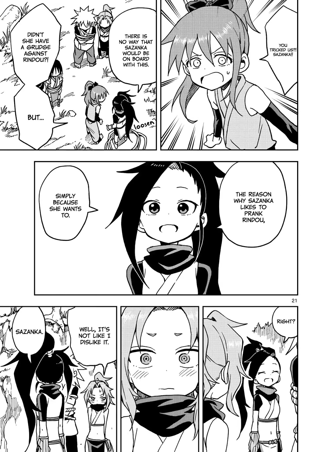Kunoichi Tsubaki no Mune no Uchi Chapter 17 page 21 - Chapter 17: Hinagiku’s Strategy