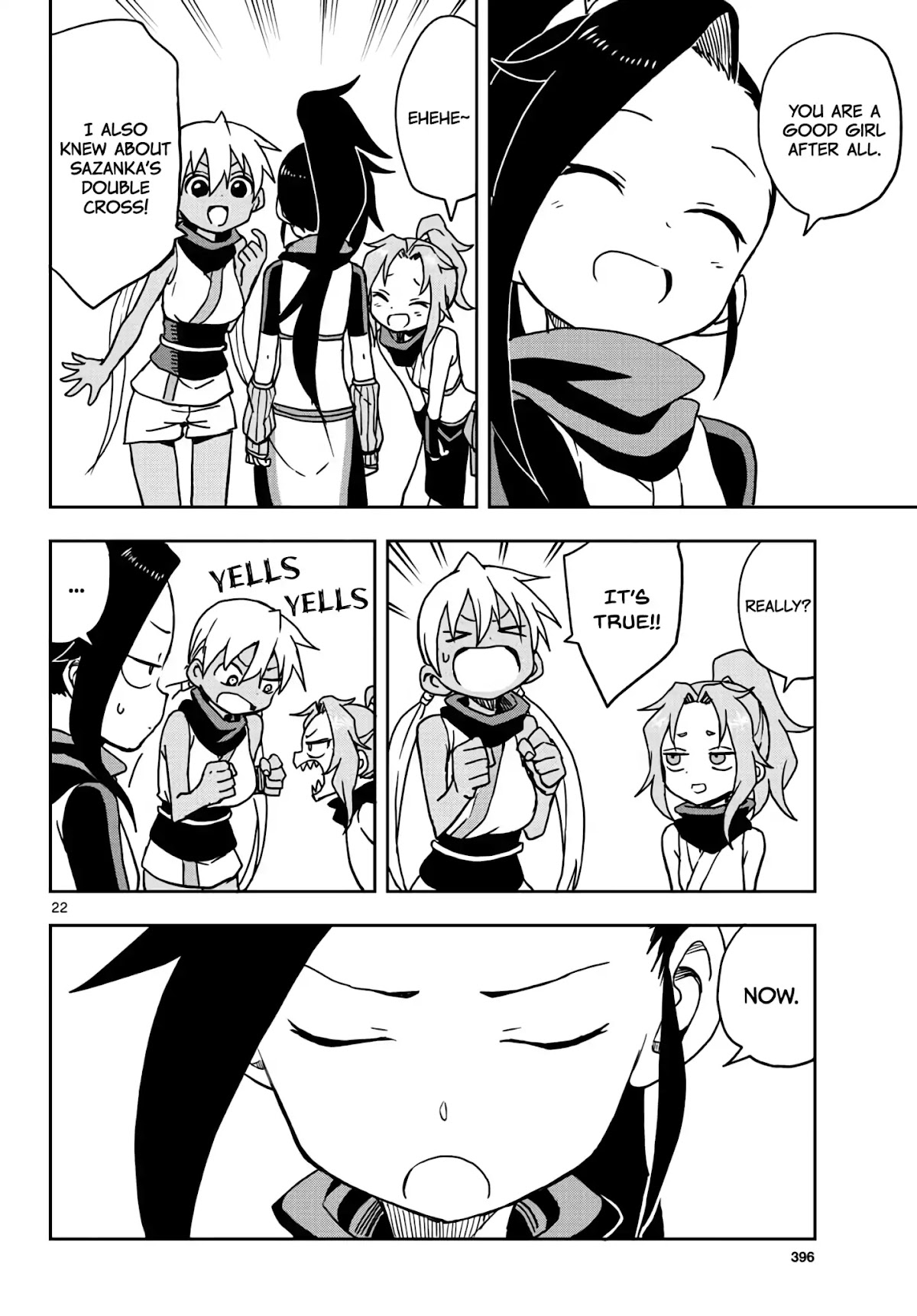 Kunoichi Tsubaki no Mune no Uchi Chapter 17 page 22 - Chapter 17: Hinagiku’s Strategy
