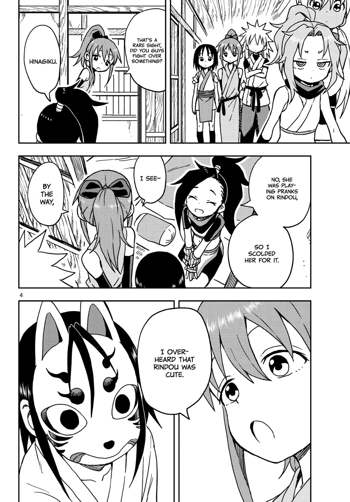 Kunoichi Tsubaki no Mune no Uchi Chapter 17 page 4 - Chapter 17: Hinagiku’s Strategy