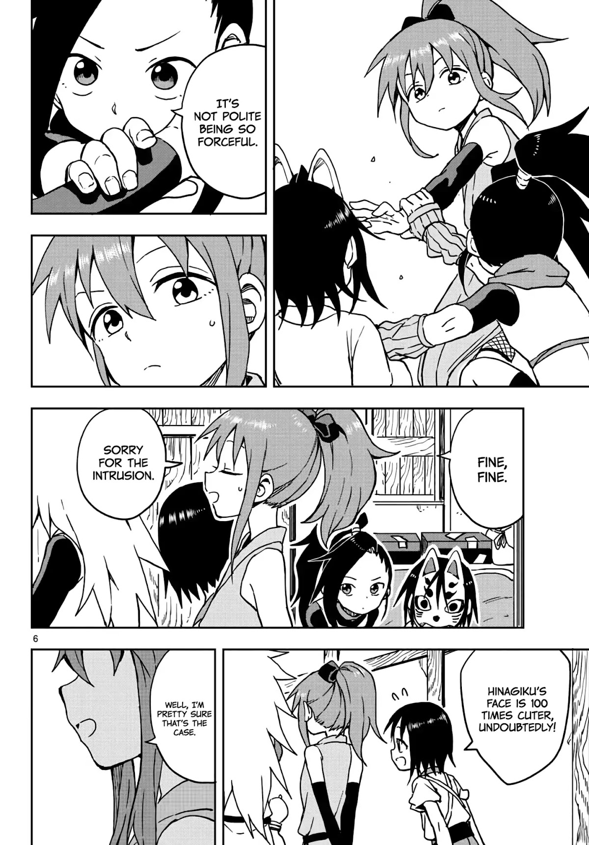 Kunoichi Tsubaki no Mune no Uchi Chapter 17 page 6 - Chapter 17: Hinagiku’s Strategy