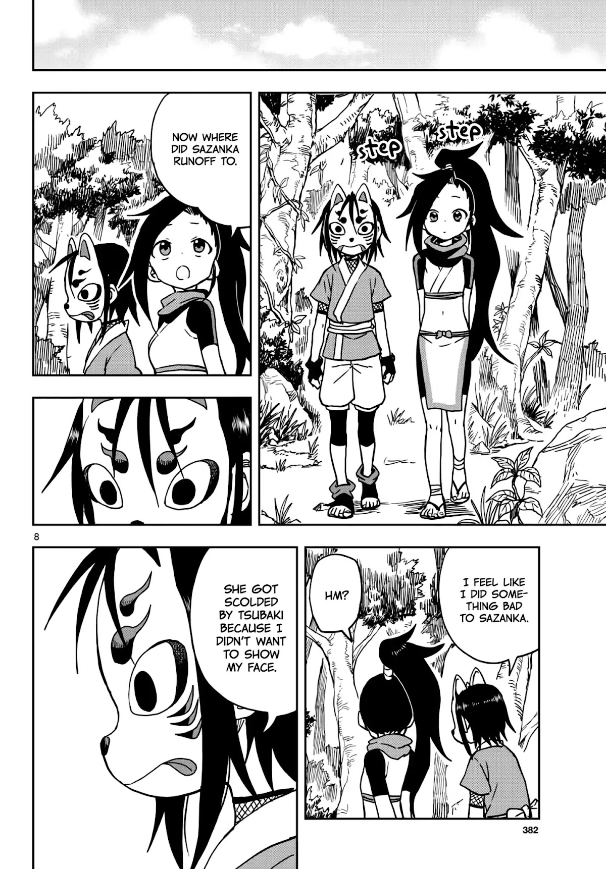 Kunoichi Tsubaki no Mune no Uchi Chapter 17 page 8 - Chapter 17: Hinagiku’s Strategy