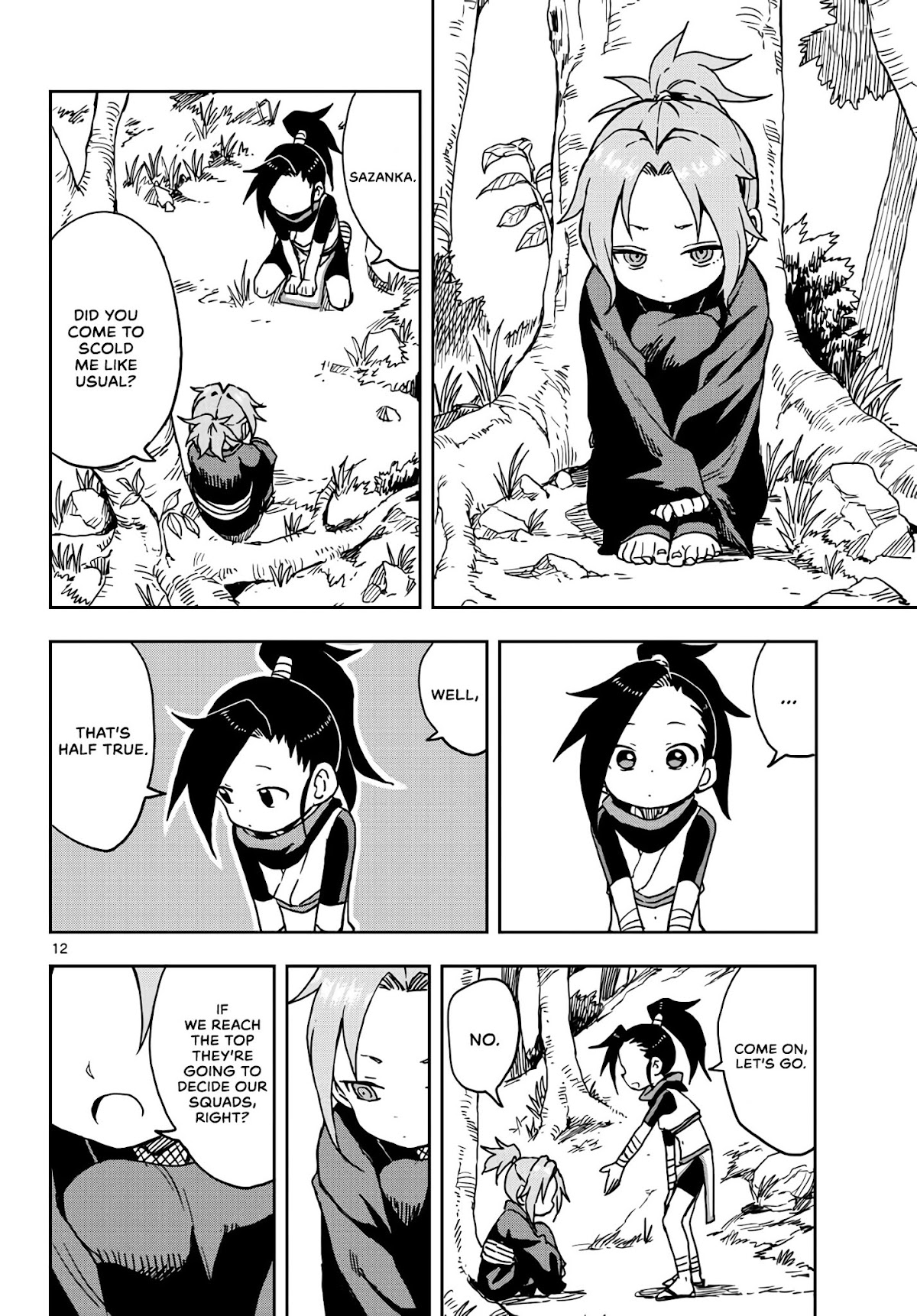 Kunoichi Tsubaki no Mune no Uchi Chapter 18 page 12 - Chapter 18: Nee-sama.