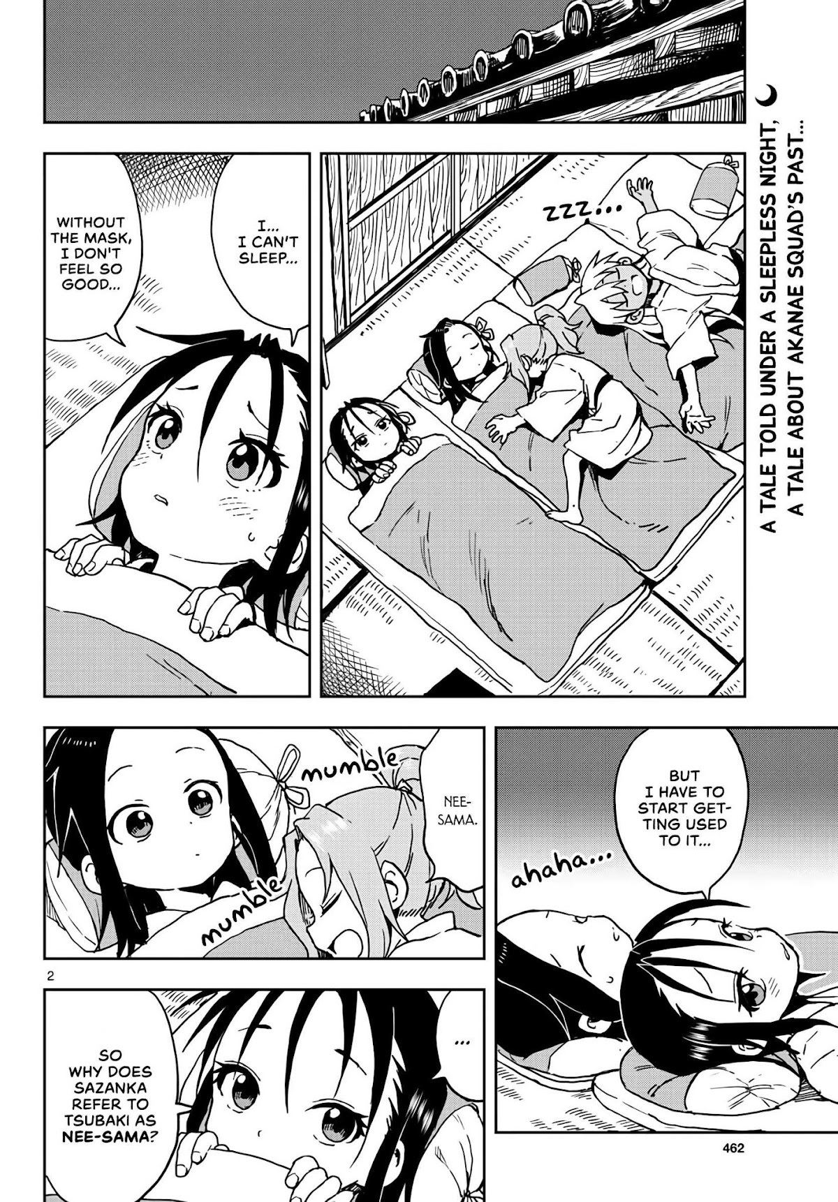 Kunoichi Tsubaki no Mune no Uchi Chapter 18 page 2 - Chapter 18: Nee-sama.