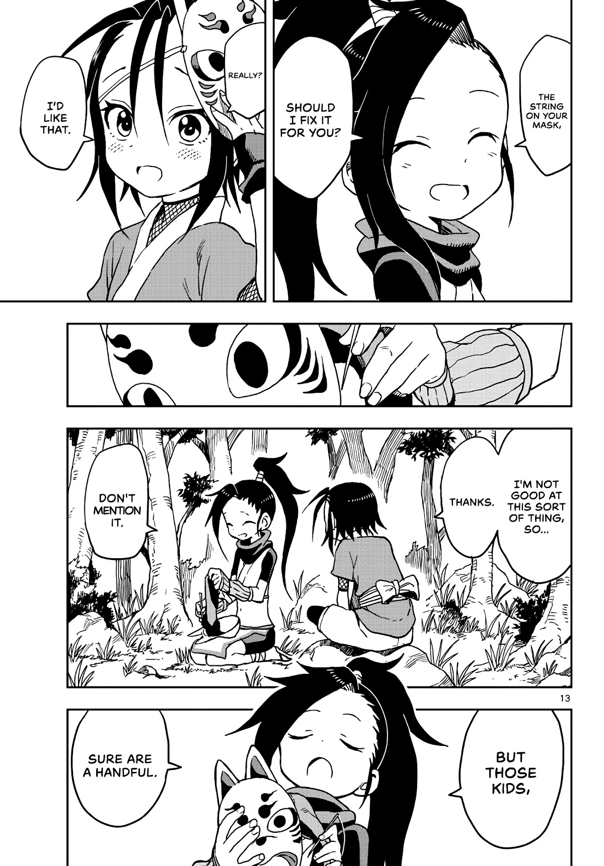 Kunoichi Tsubaki no Mune no Uchi Chapter 19 page 14 - Chapter 19: Snake and Man.