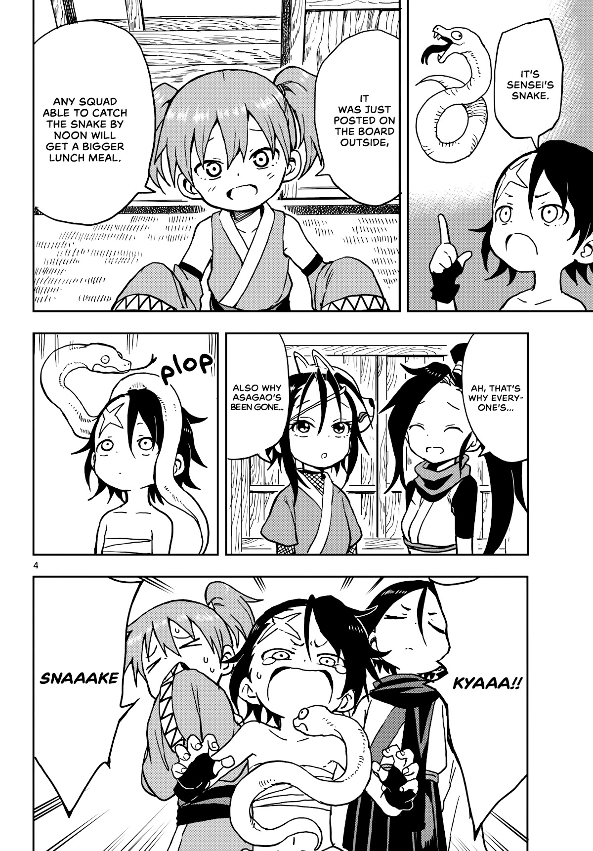 Kunoichi Tsubaki no Mune no Uchi Chapter 19 page 5 - Chapter 19: Snake and Man.