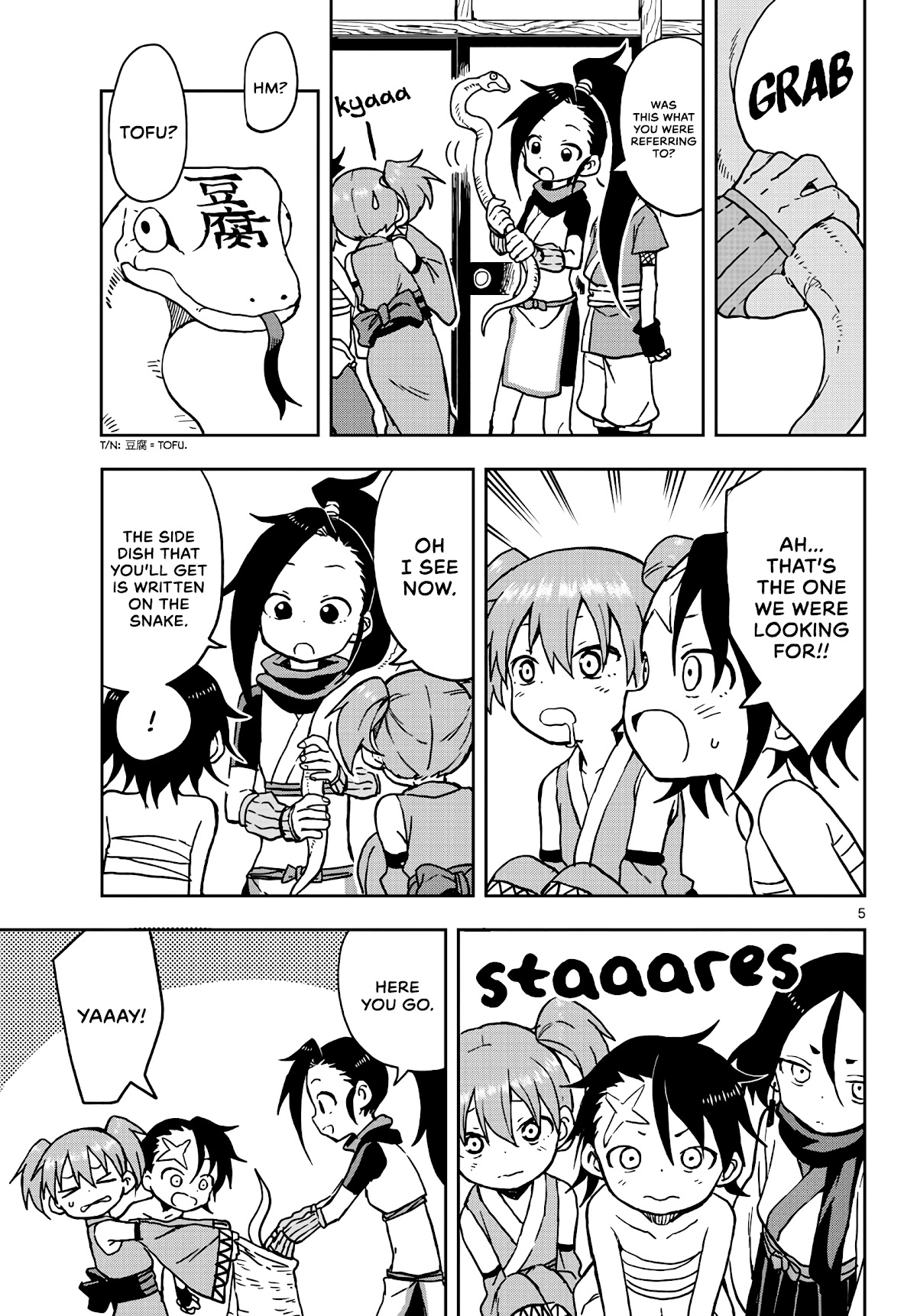 Kunoichi Tsubaki no Mune no Uchi Chapter 19 page 6 - Chapter 19: Snake and Man.