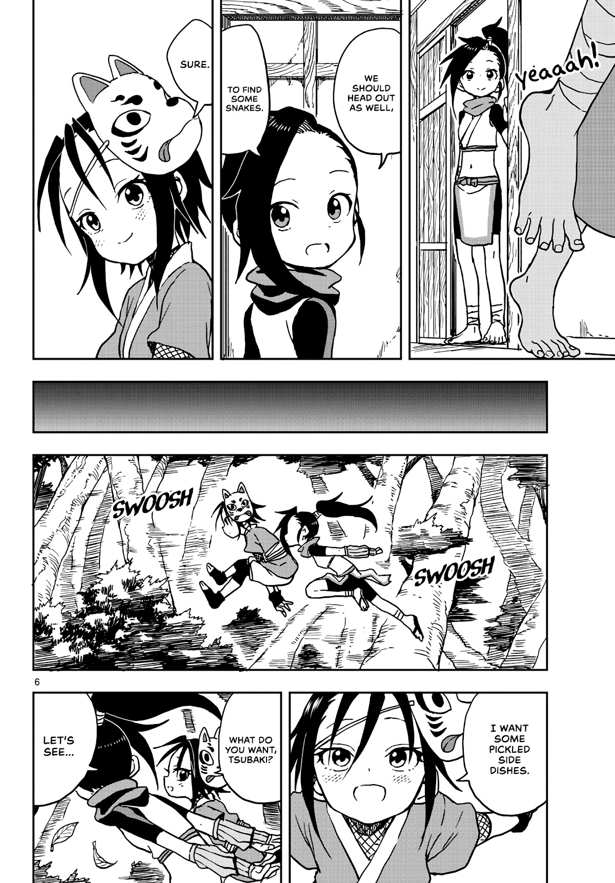 Kunoichi Tsubaki no Mune no Uchi Chapter 19 page 7 - Chapter 19: Snake and Man.