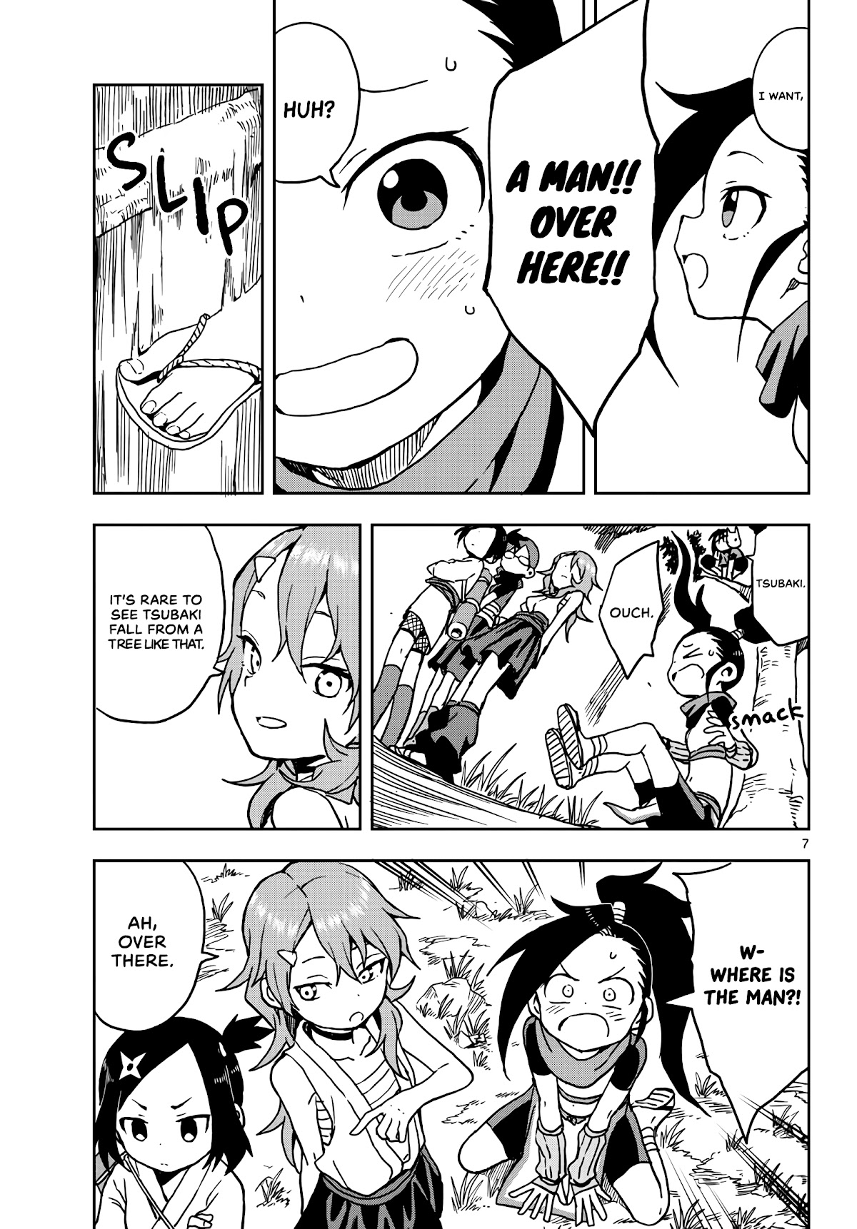 Kunoichi Tsubaki no Mune no Uchi Chapter 19 page 8 - Chapter 19: Snake and Man.